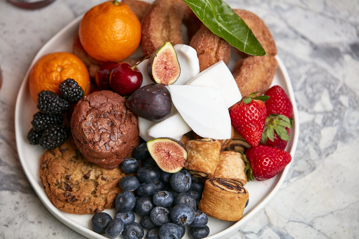 Fruit and pastry