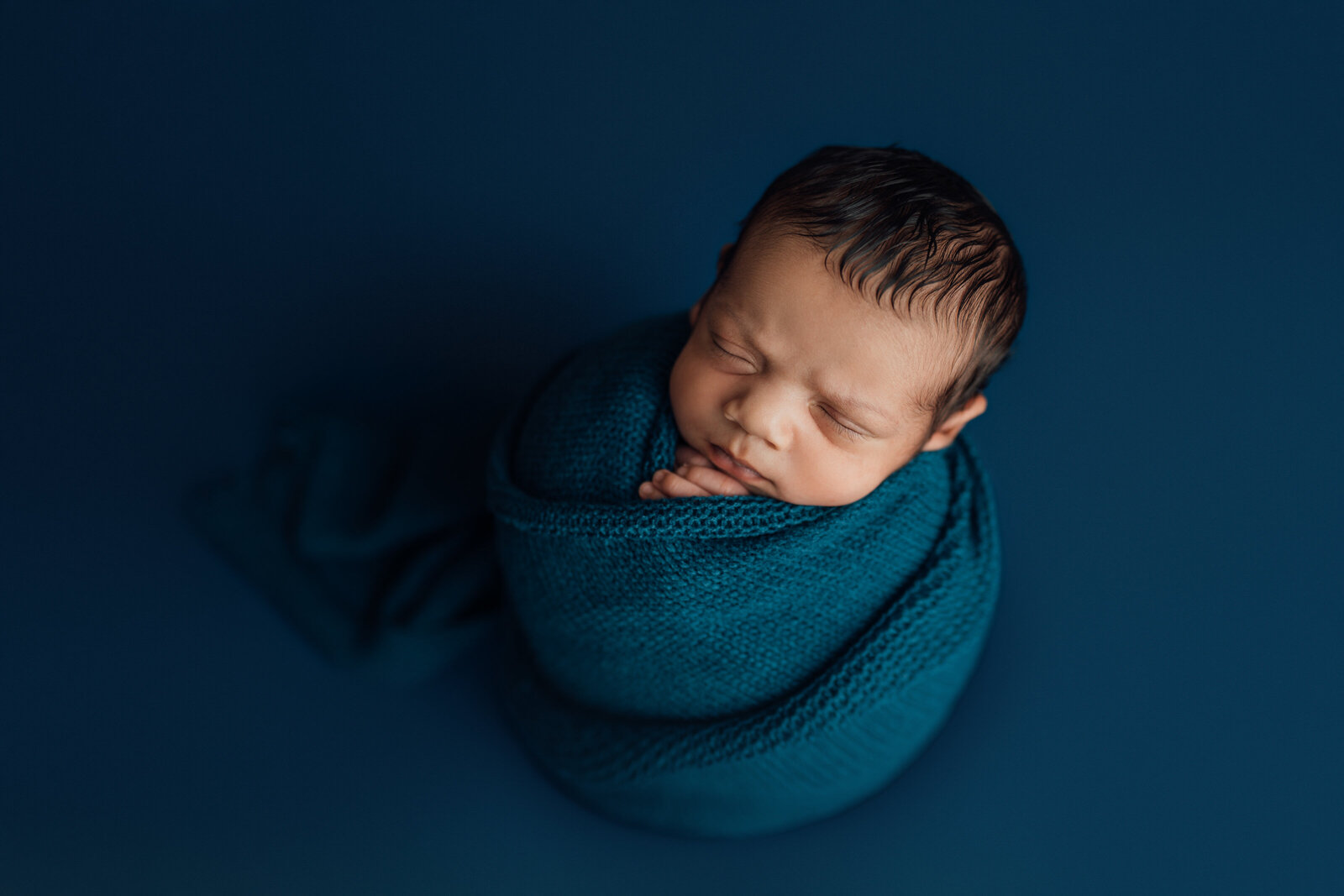 newborn during studip photography session in South Tampa