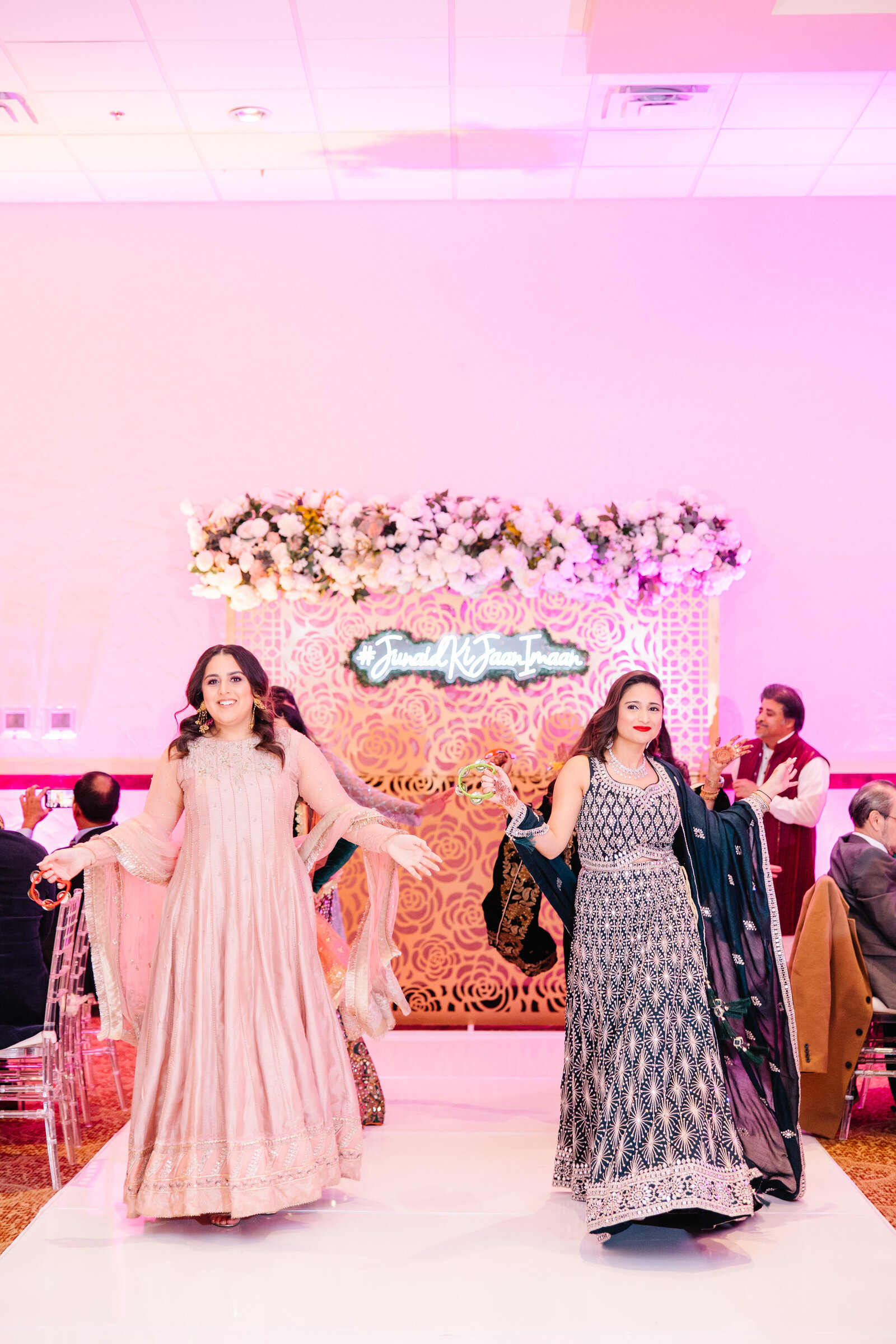 Bridal-party-grand-entrance-desi-wedding-dallas