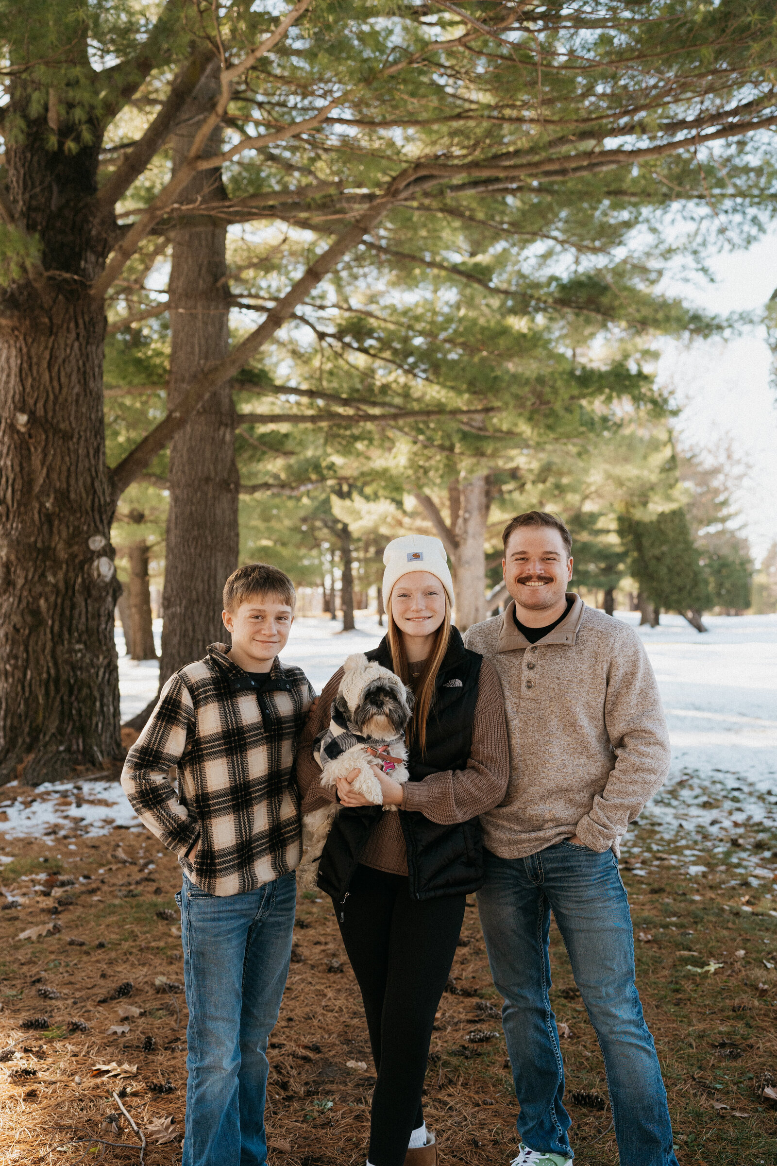 Iowa Family Photos Winter Christmas Card-5