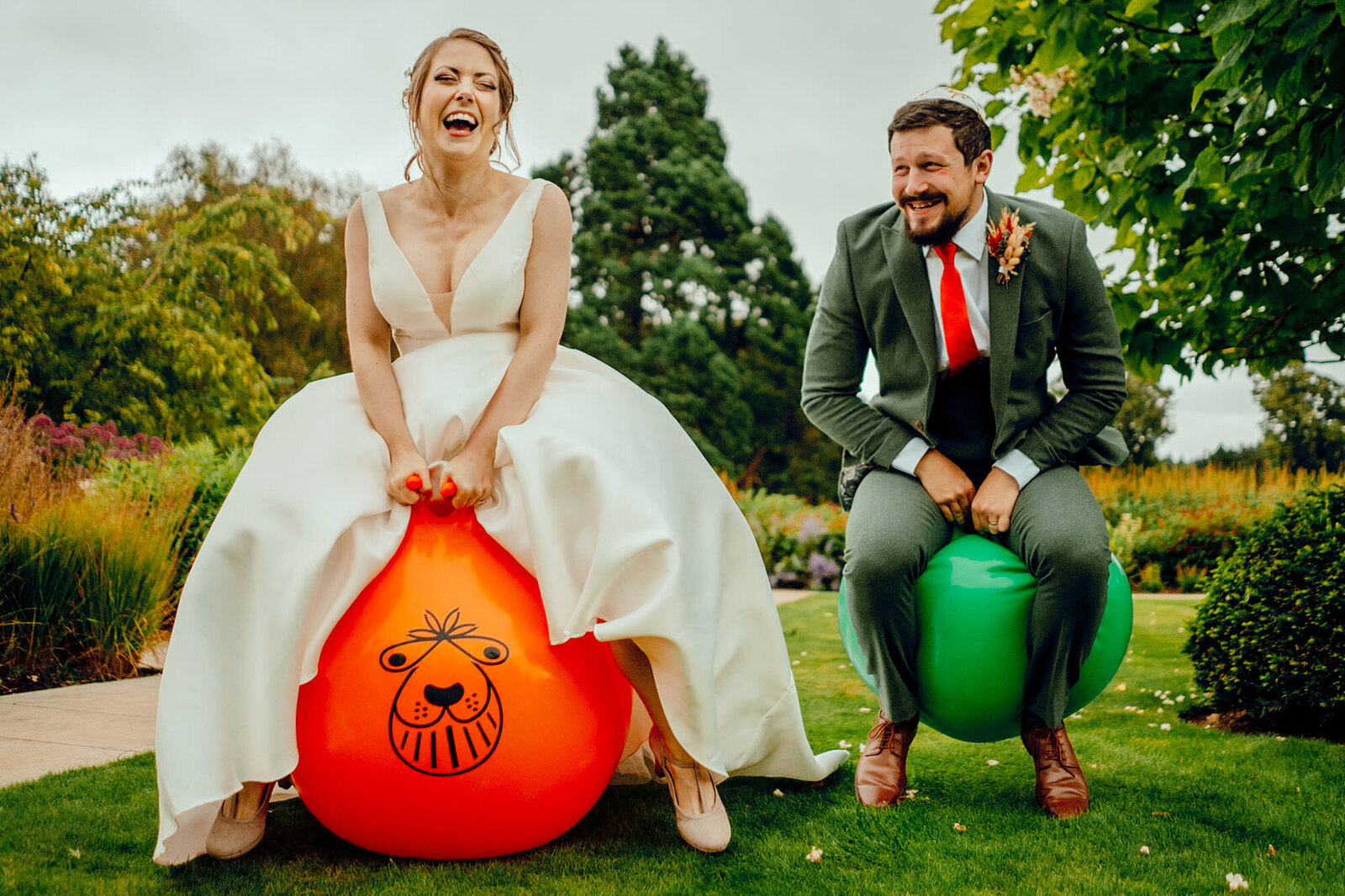 Spacehopper wedding photos hamish irvine