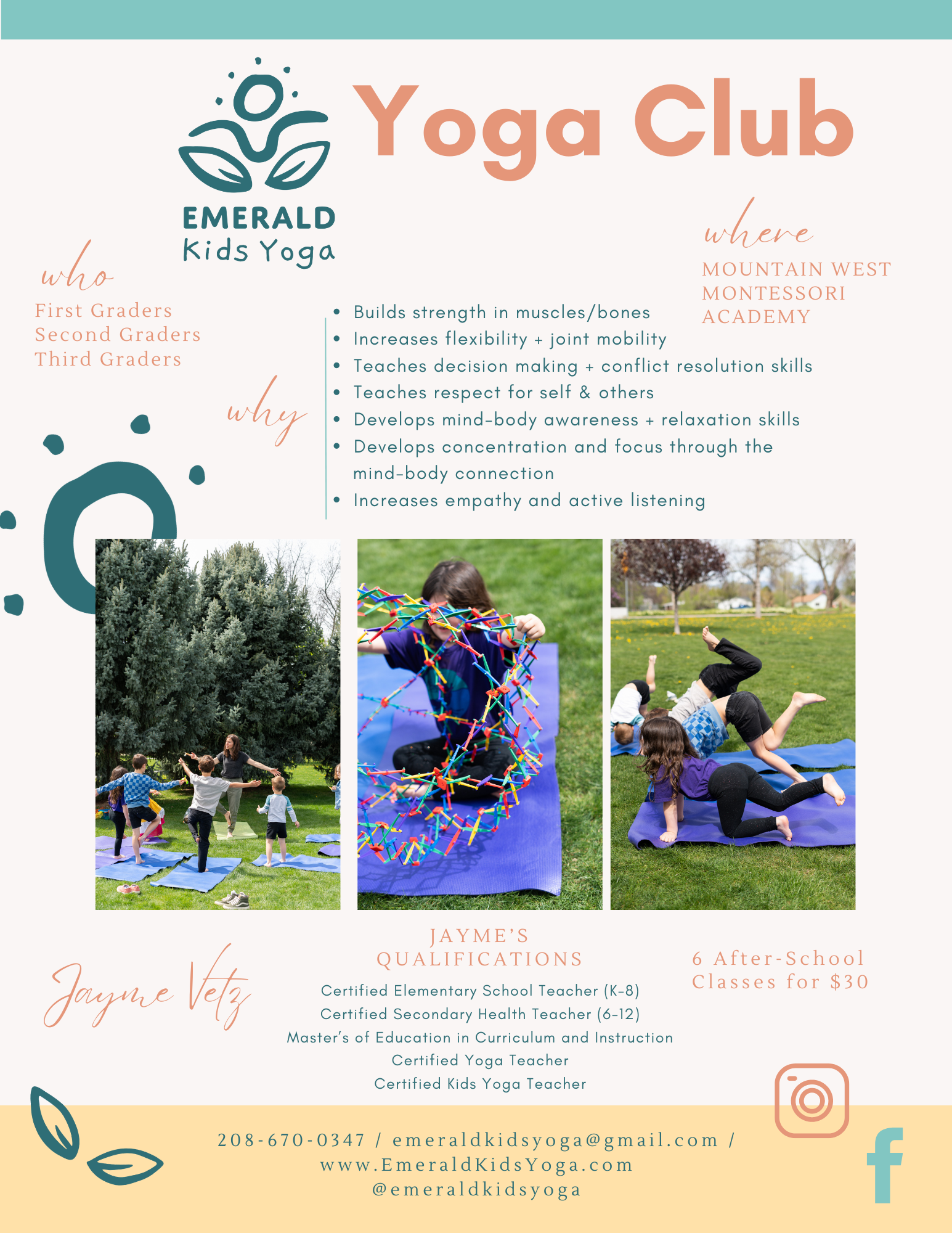 Mountain West Montessori Academy_Emerald Kids Yoga by Jayme Vetz