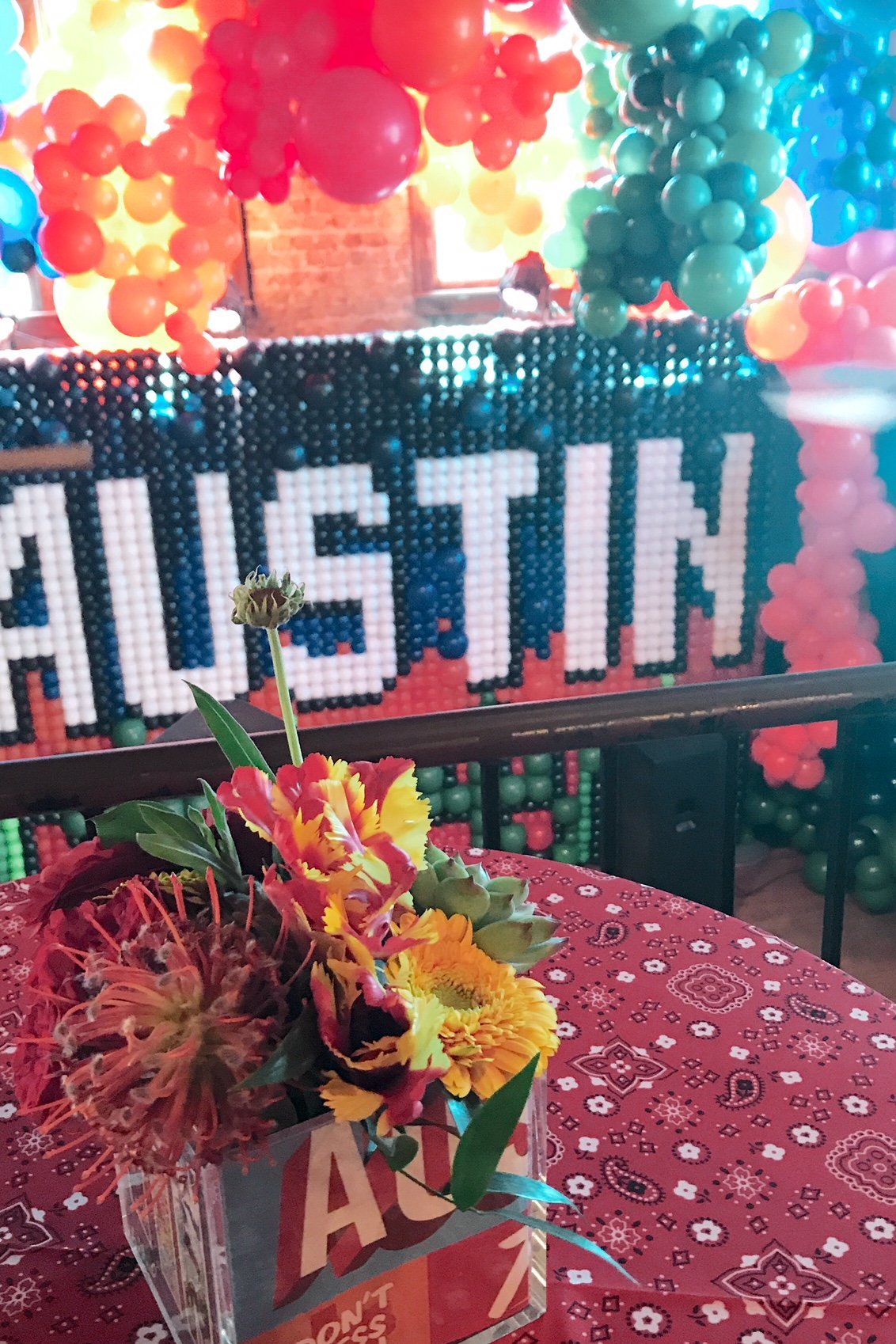 Austin SXSW Event 1 Balloon Wall