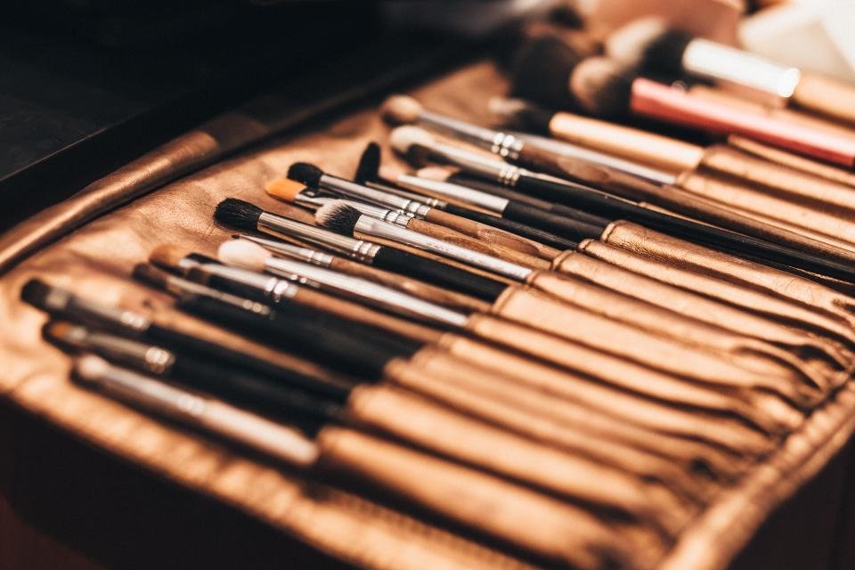 Bronze Makeup Brushes