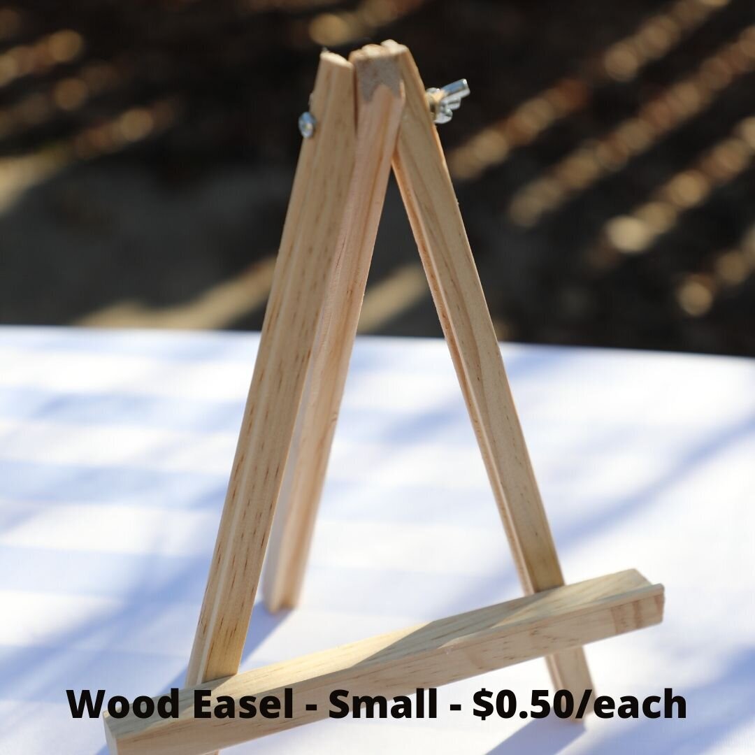 wood easel small