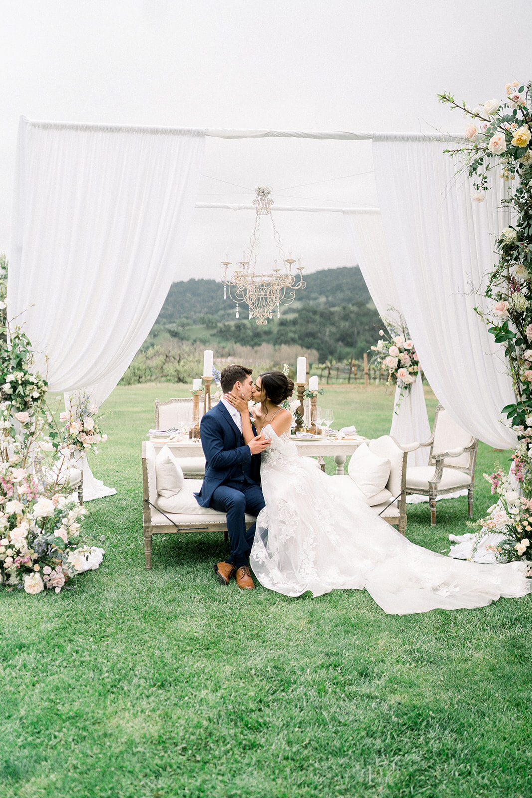 Sunstone Winery Wedding Reception Lounge