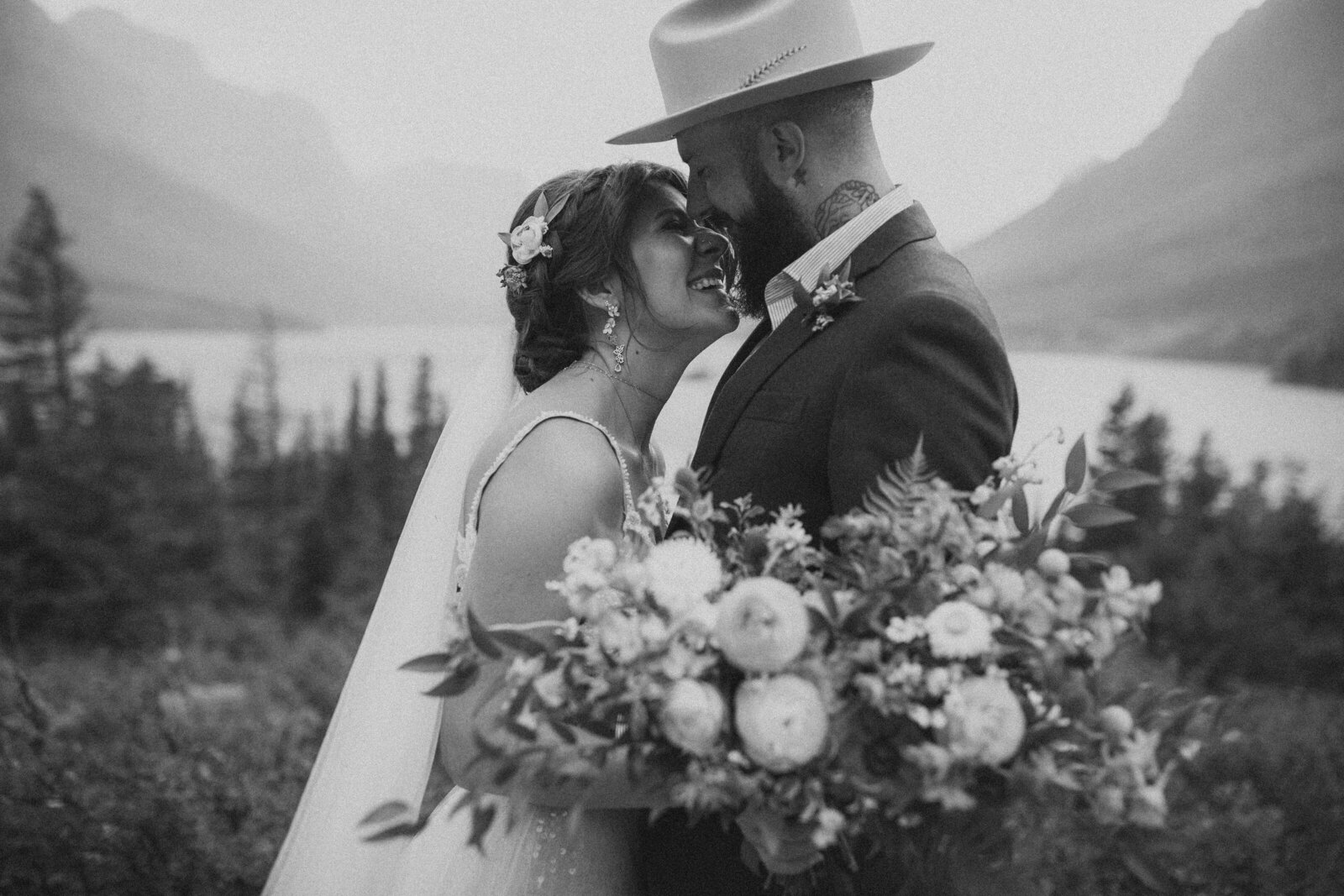 Intimate MT Mountain Elopement