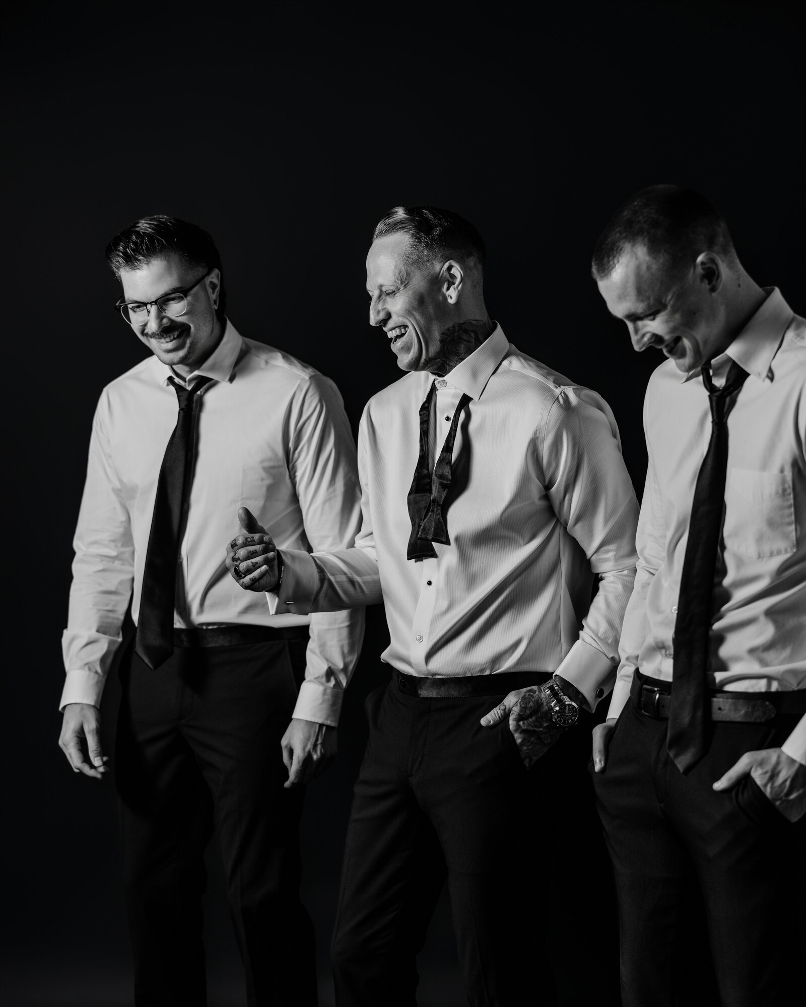 Team photo of The Proper Collective, specializing in cinematic wedding films & timeless photography.