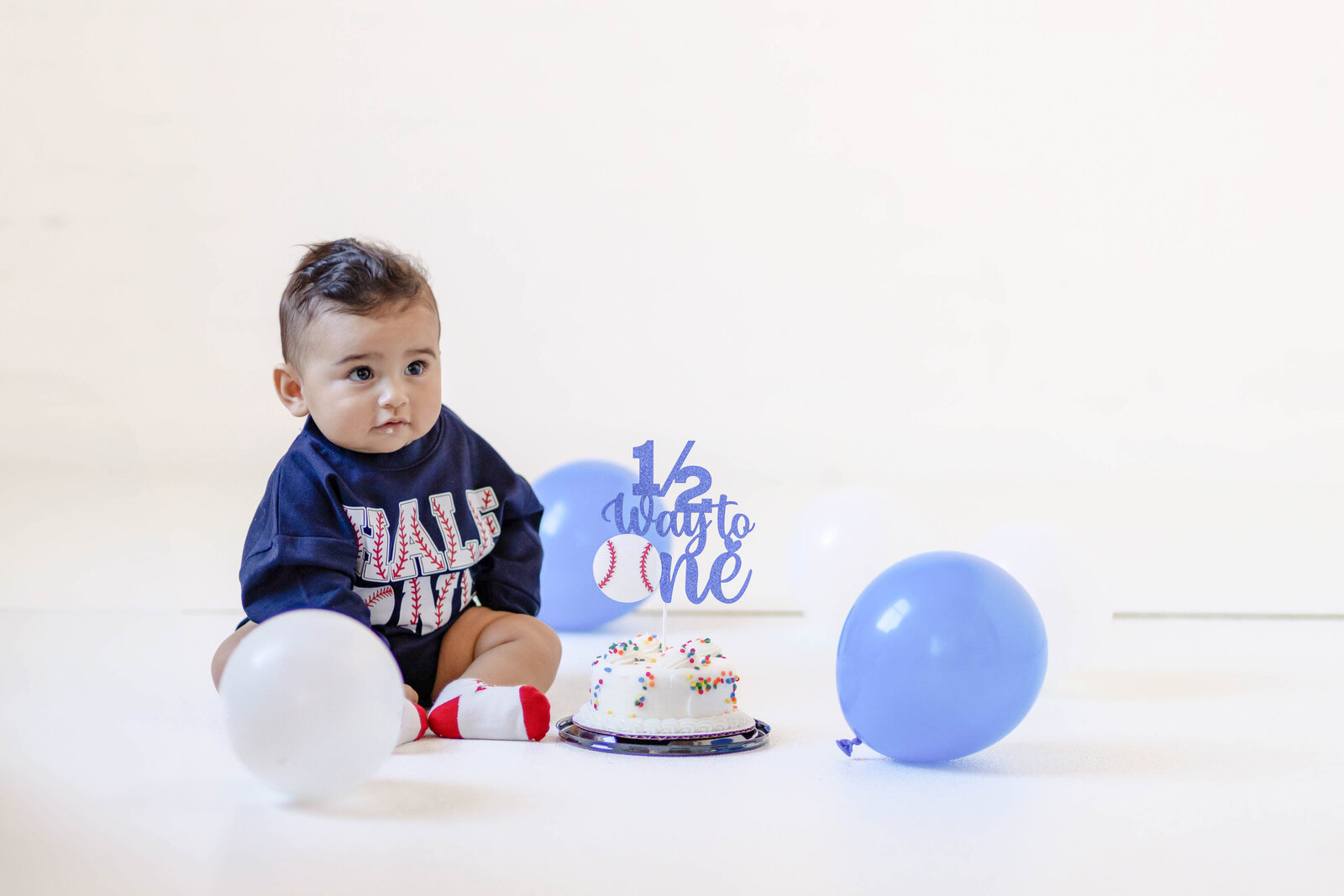 half birthday cake smash 