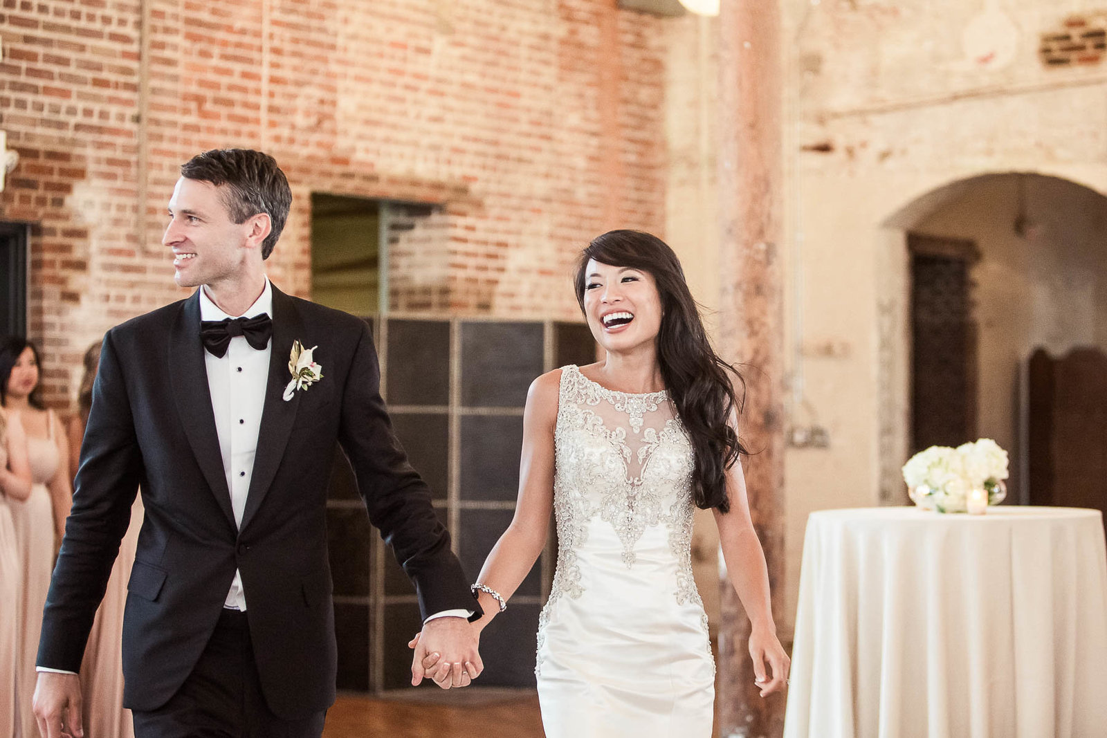 Bride and groom are announced, The Cedar Room, Charleston, South Carolina