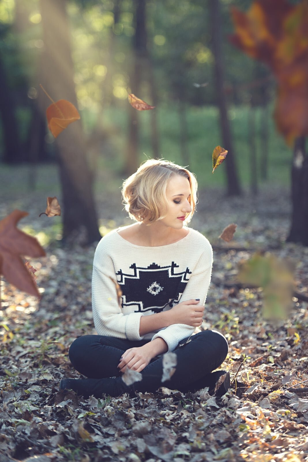 fall inspired images for senior pictures in Minnesota