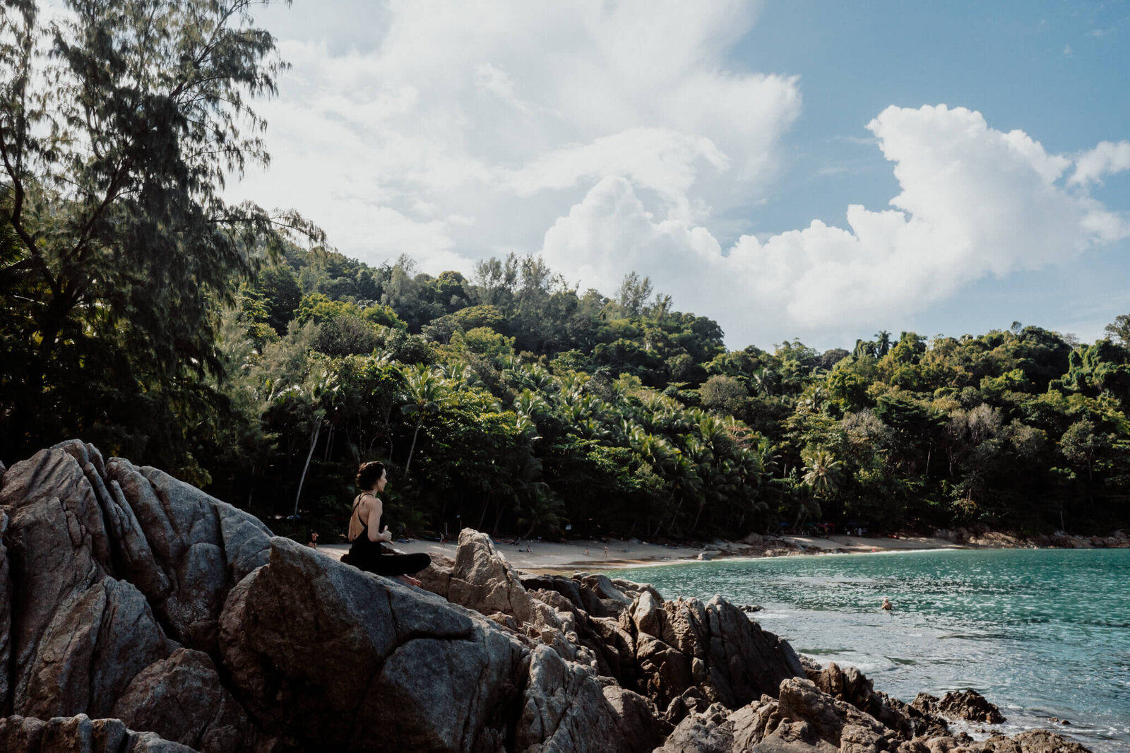 Yoga Class Phuket Beach Meditation Moksha Wellnss