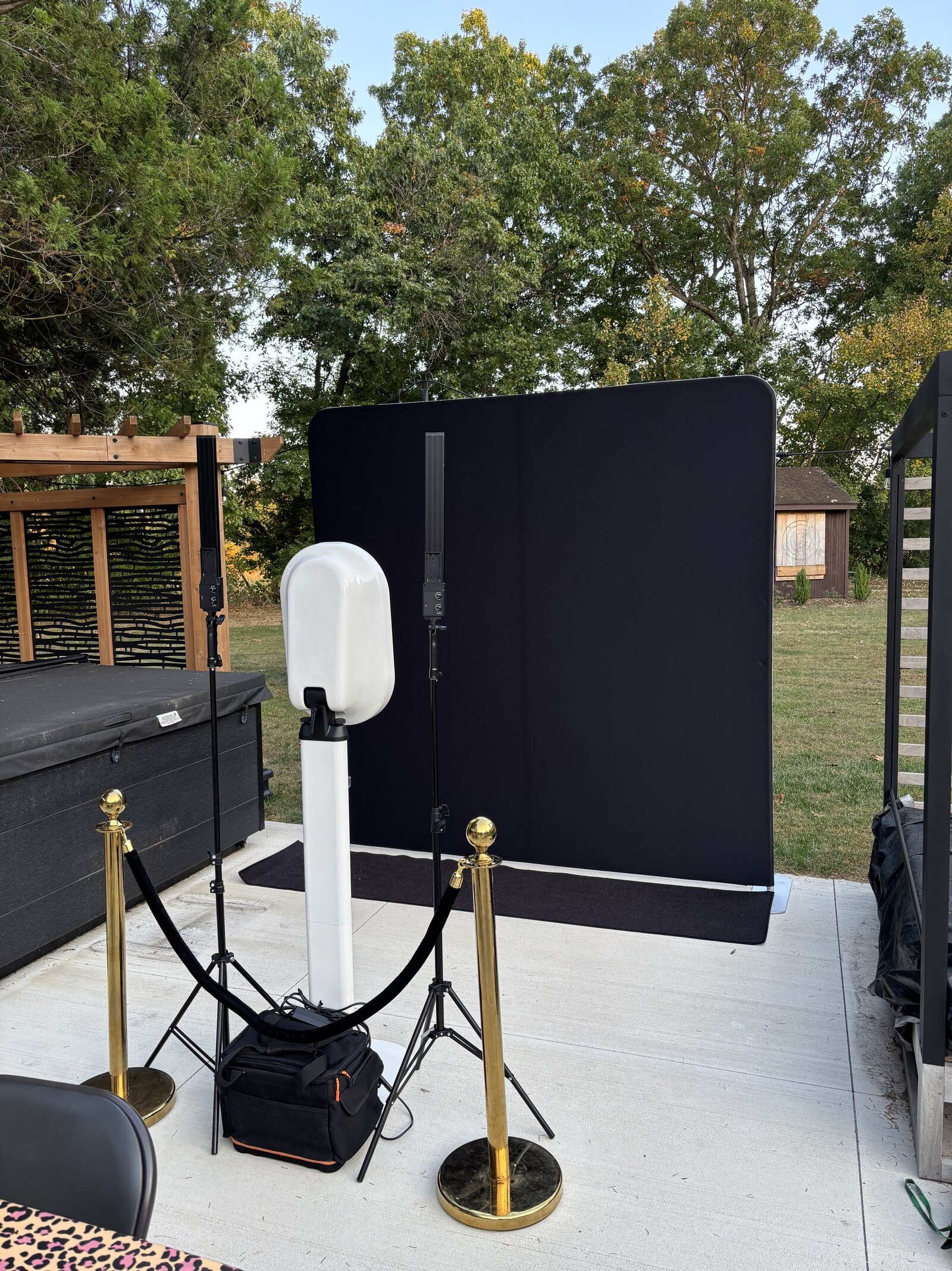 Salsa Booth Back Digital Photo Booth Ann Arbor Michigan Instant Sharing Booth