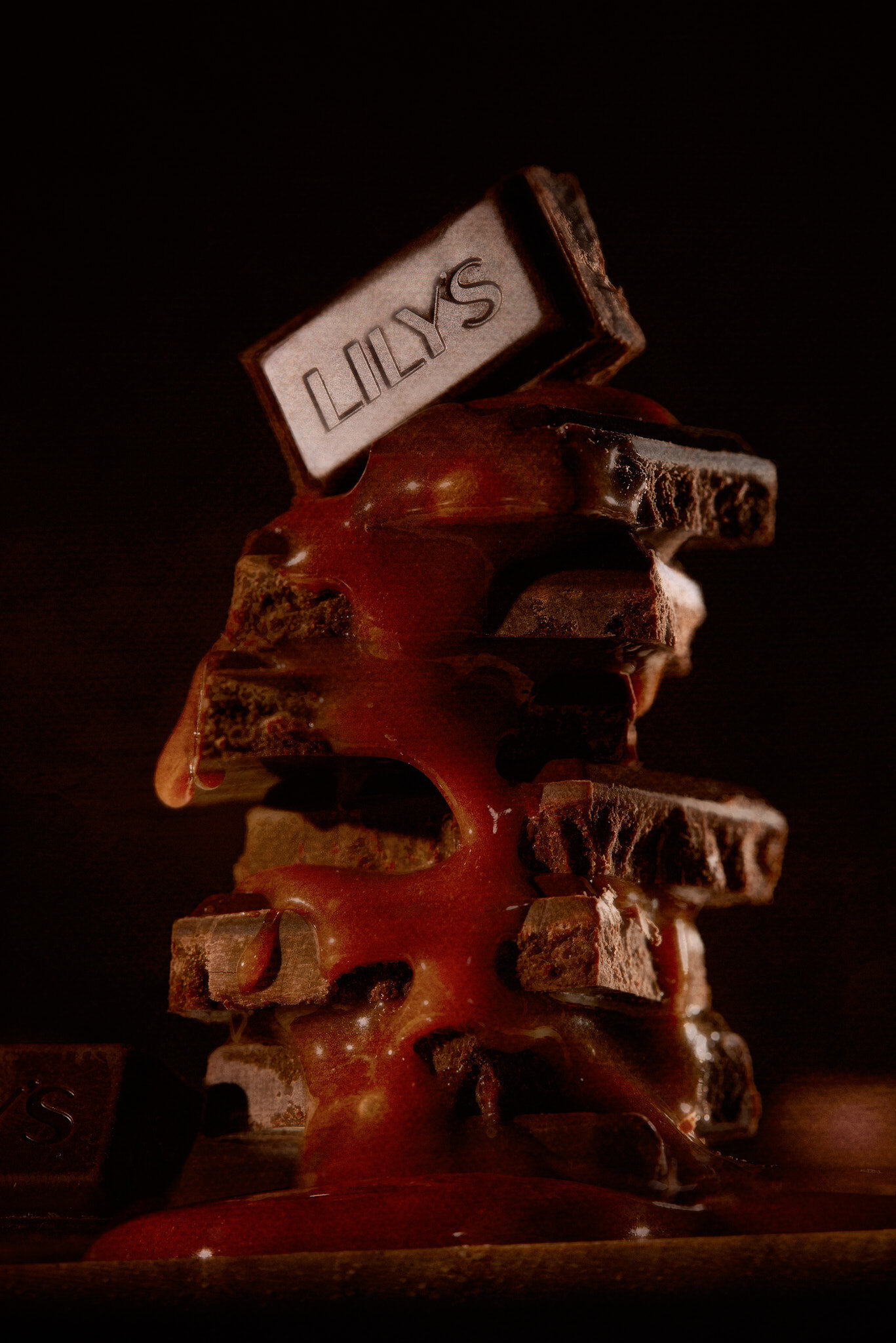 lilys-chocolate-caramel-stack-food-photography-austin-texas