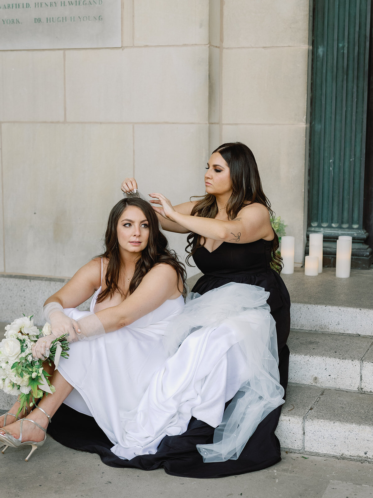110_Kate Campbell Floral BMA Baltimore Museum of Art Wedding Details by Nikki Daskalakis photo