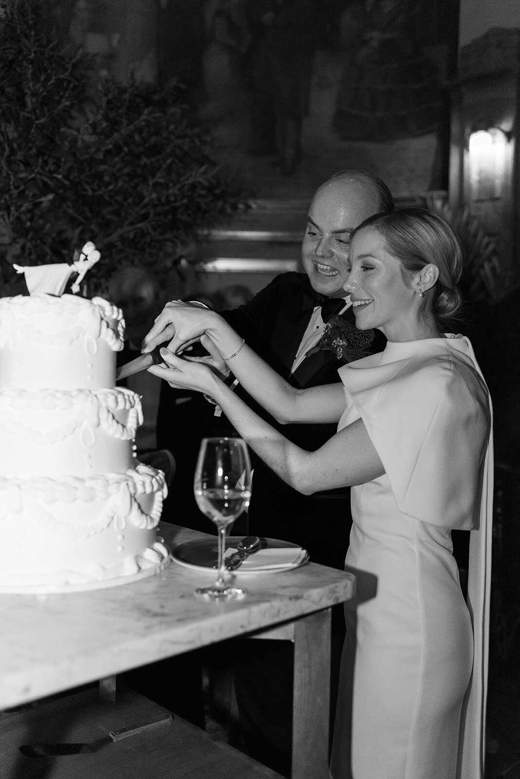 Bröllopsfotograf Anna Lundgren Vintage Bröllopstårta