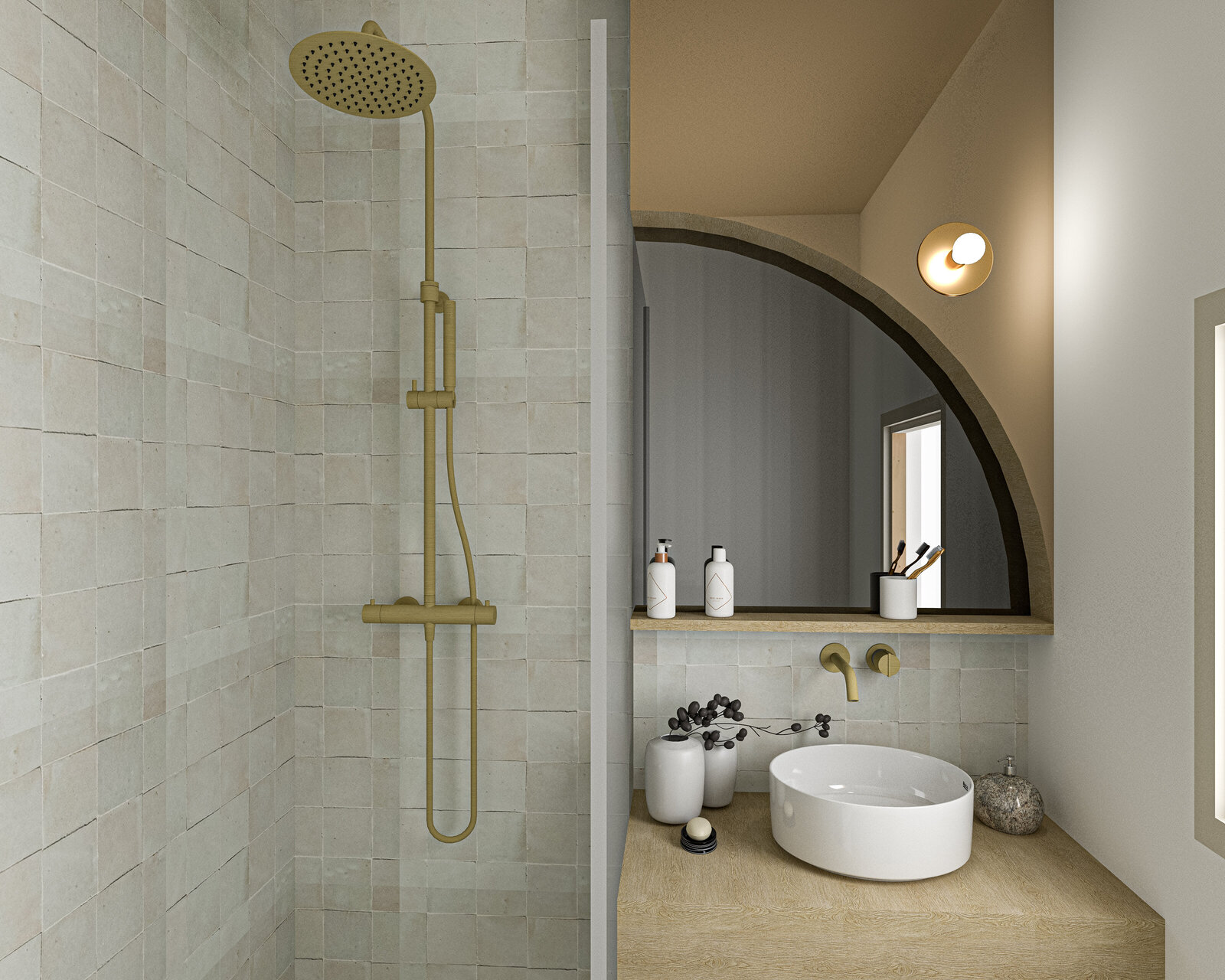 projet architecture interieure cotonou salle de bain