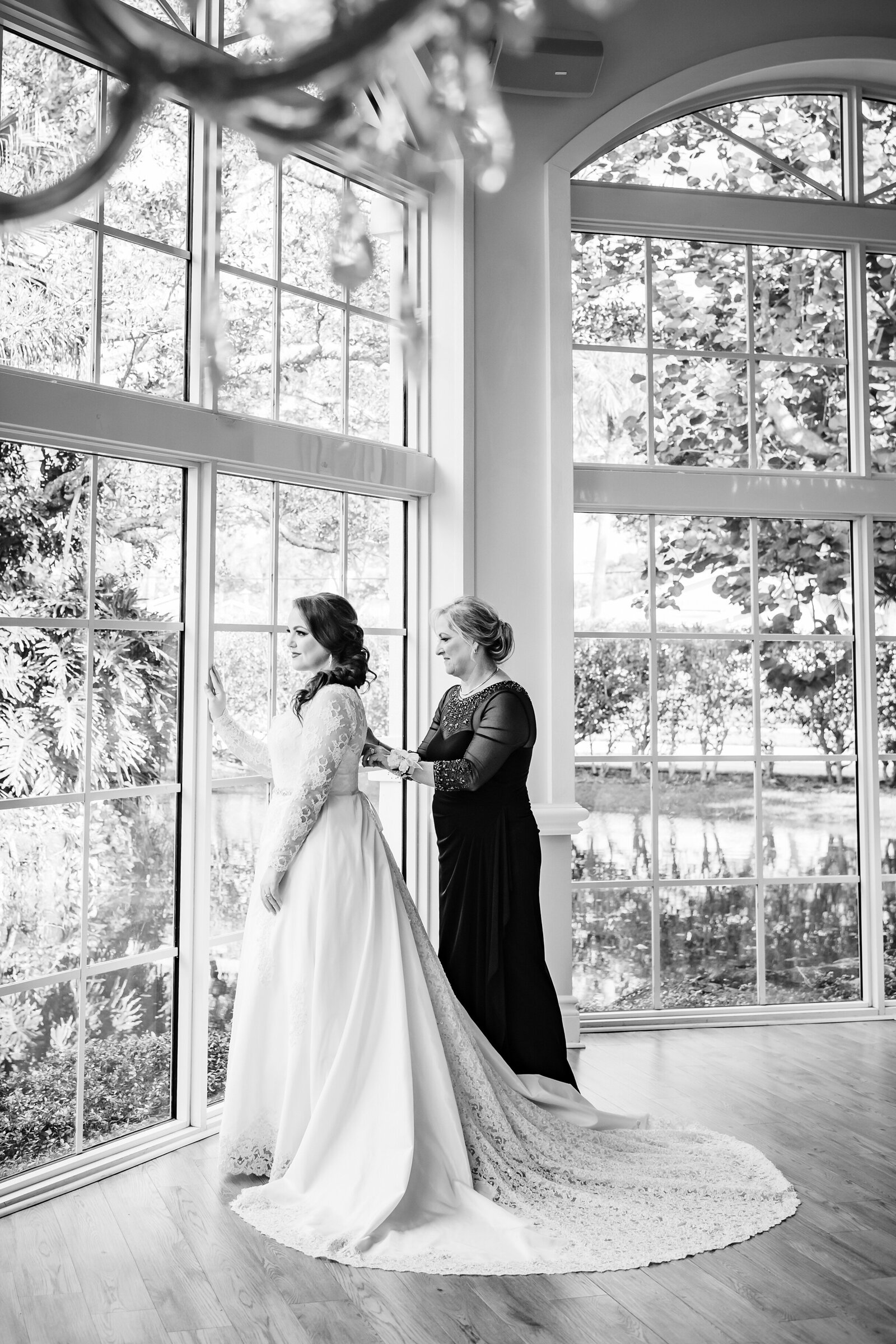 Bride photos near window | Deer Creek Wedding|  Chynna Pacheco Photography-5