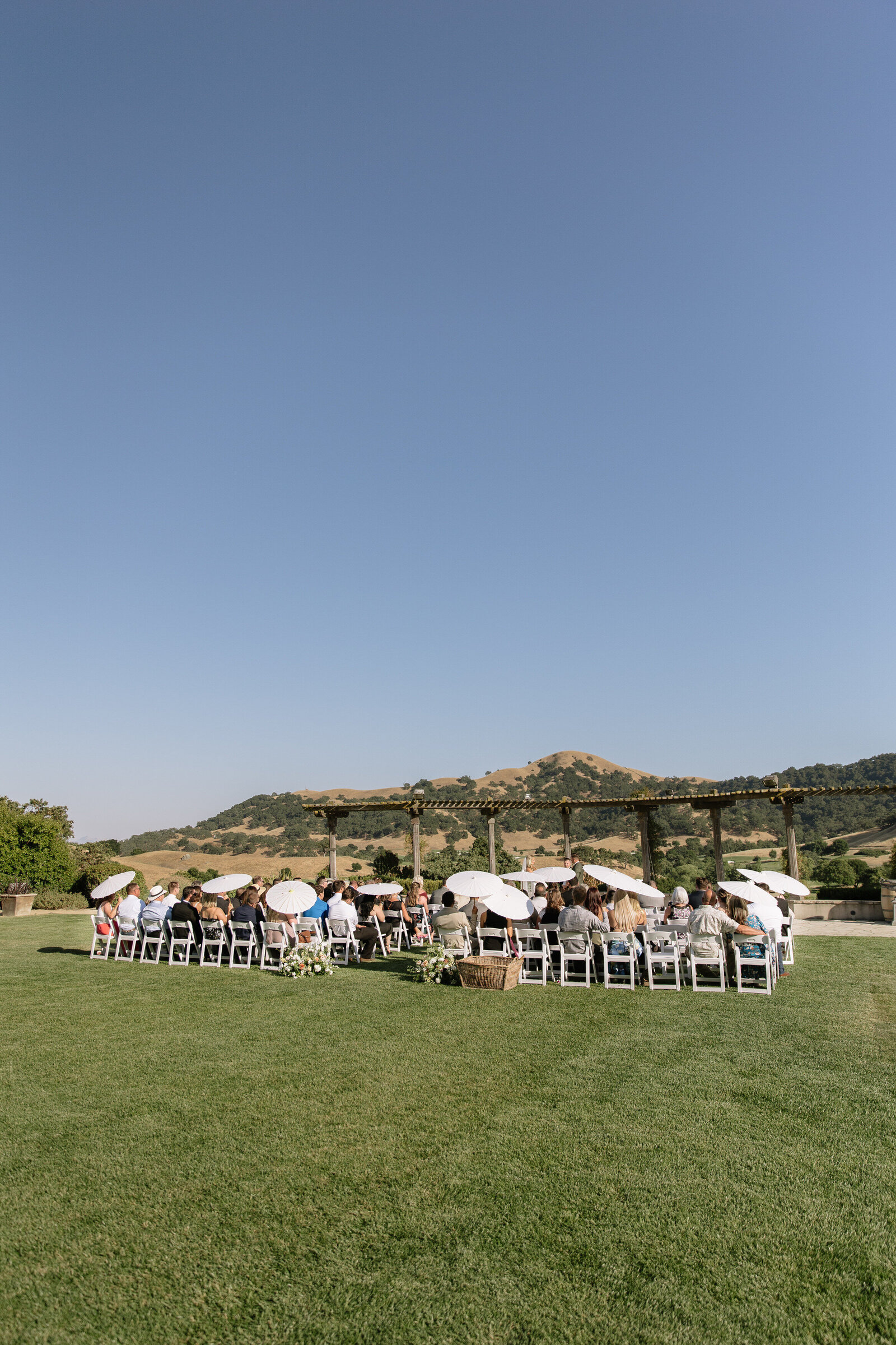 Image of ceremony by wedding photographer Northern California