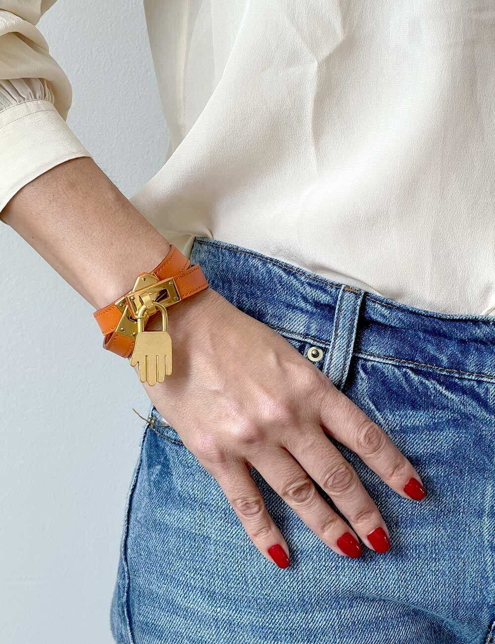 HERMES Mini Kelly Double Tour バングル Mini Kelly Double Tour bracelet | Hermès USA