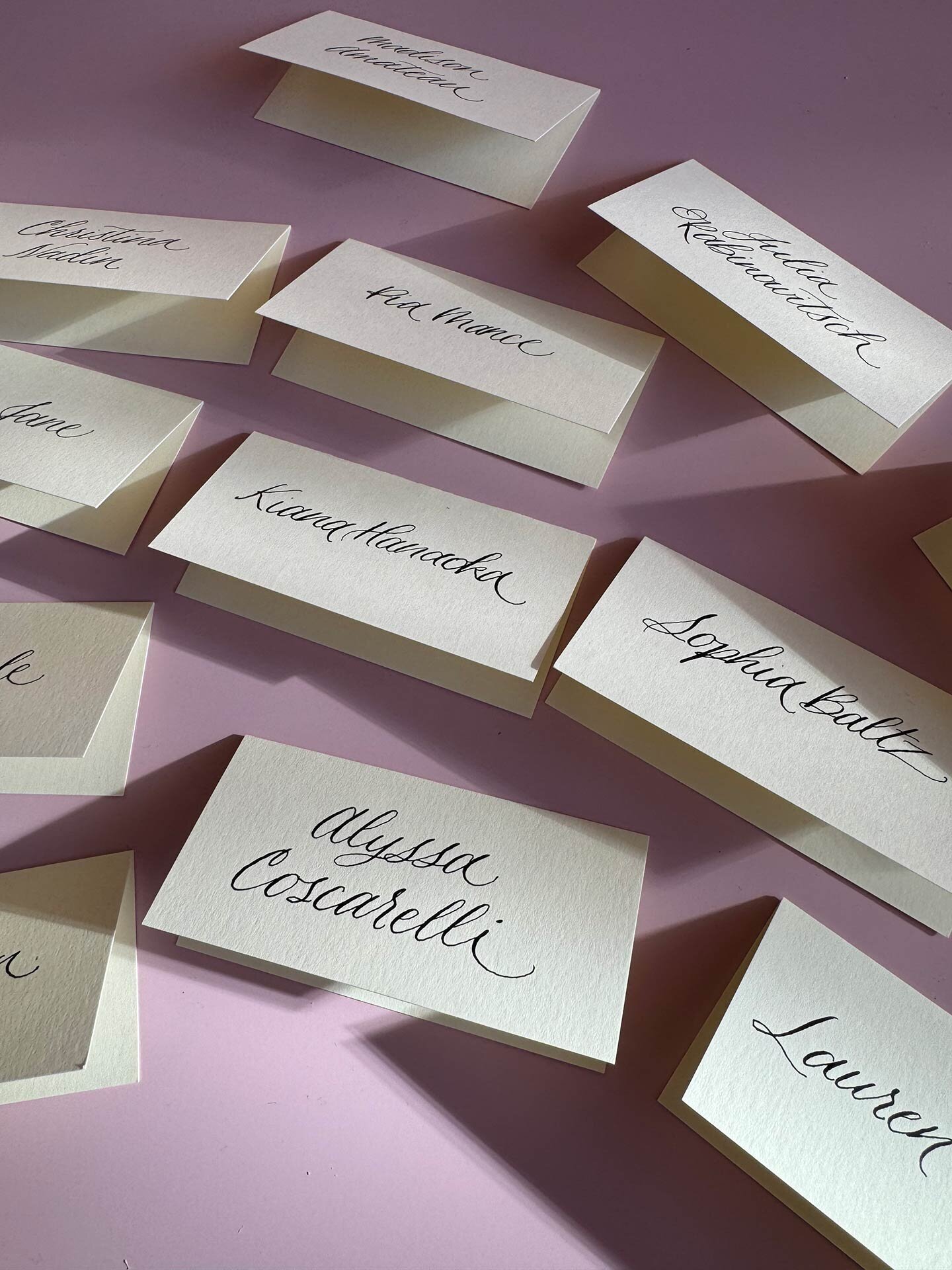 Calligraphed-Placecards-Los-Angeles-Brand-Activation-Ilia-Beauty