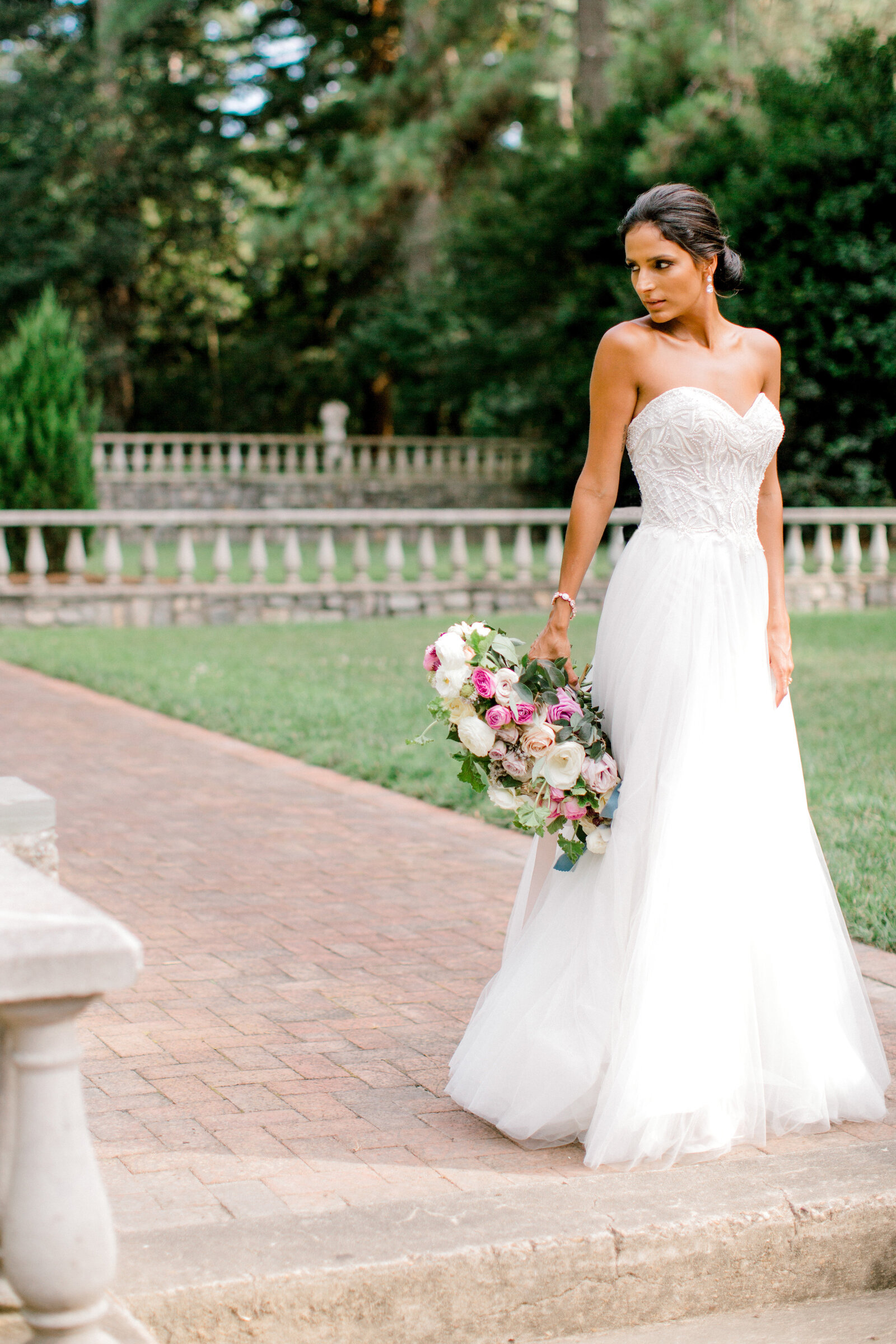 Ava Loren Design Floral Artist Designer Wedding Norfolk Botanical Gardens Andrew & Tianna Photography-386