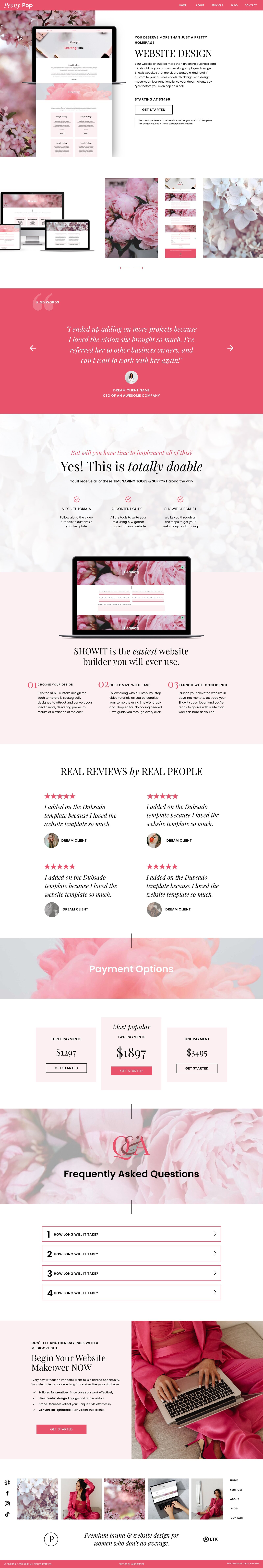 Peony_Single Service