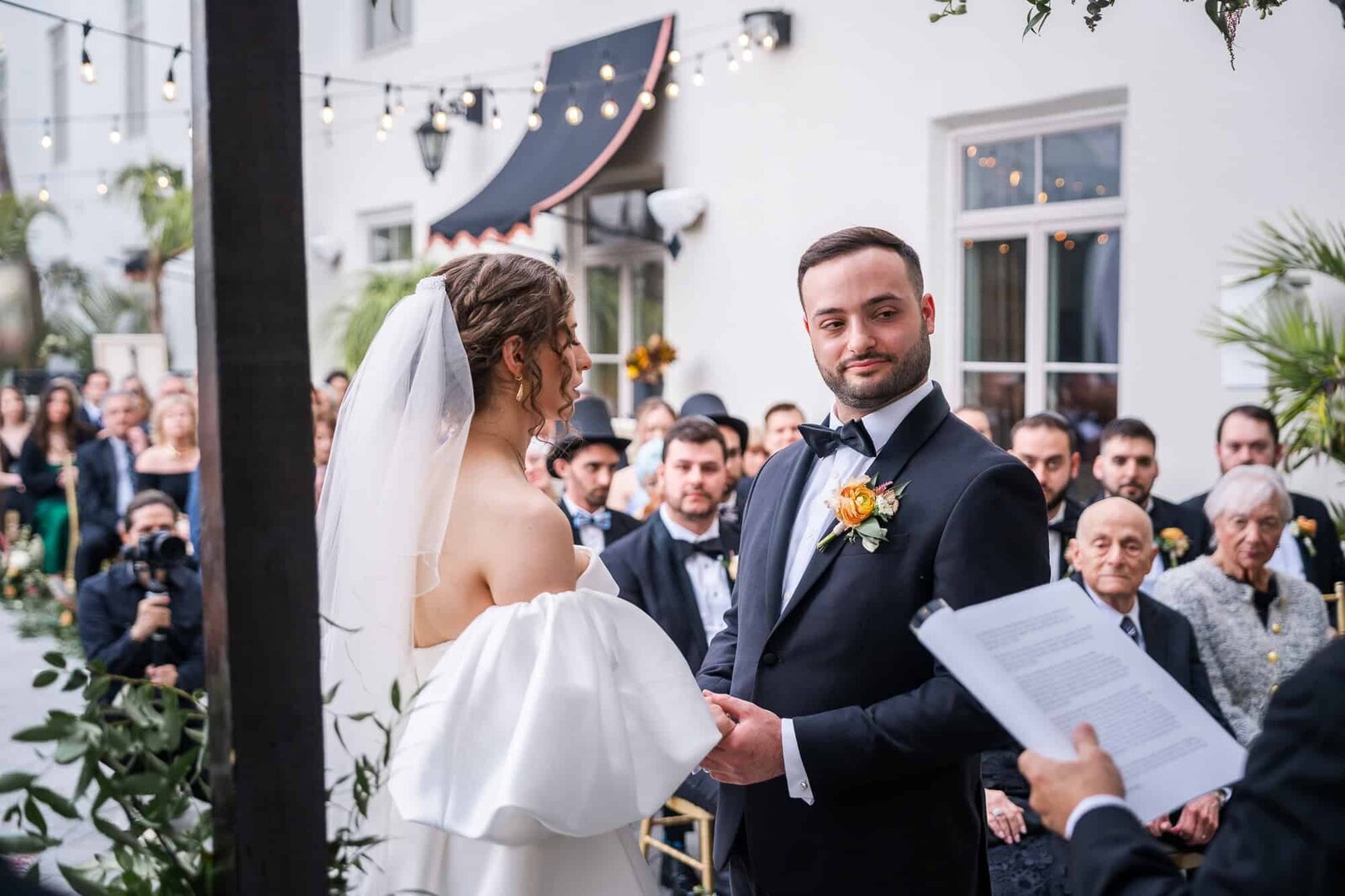 jewish wedding ceremony Casa Monica Wedding venue in St Augustine