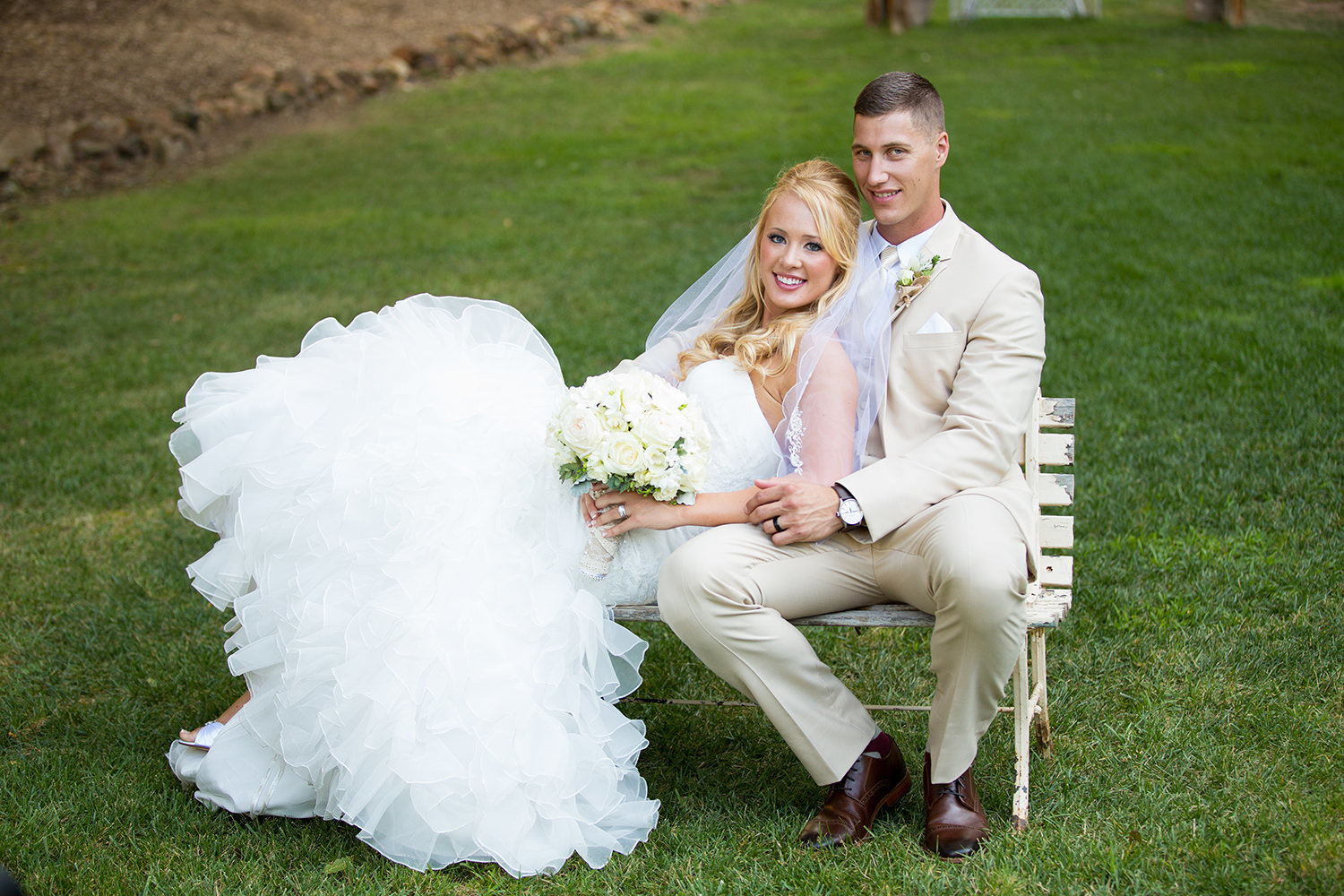 beautiful picture of the bride and groom