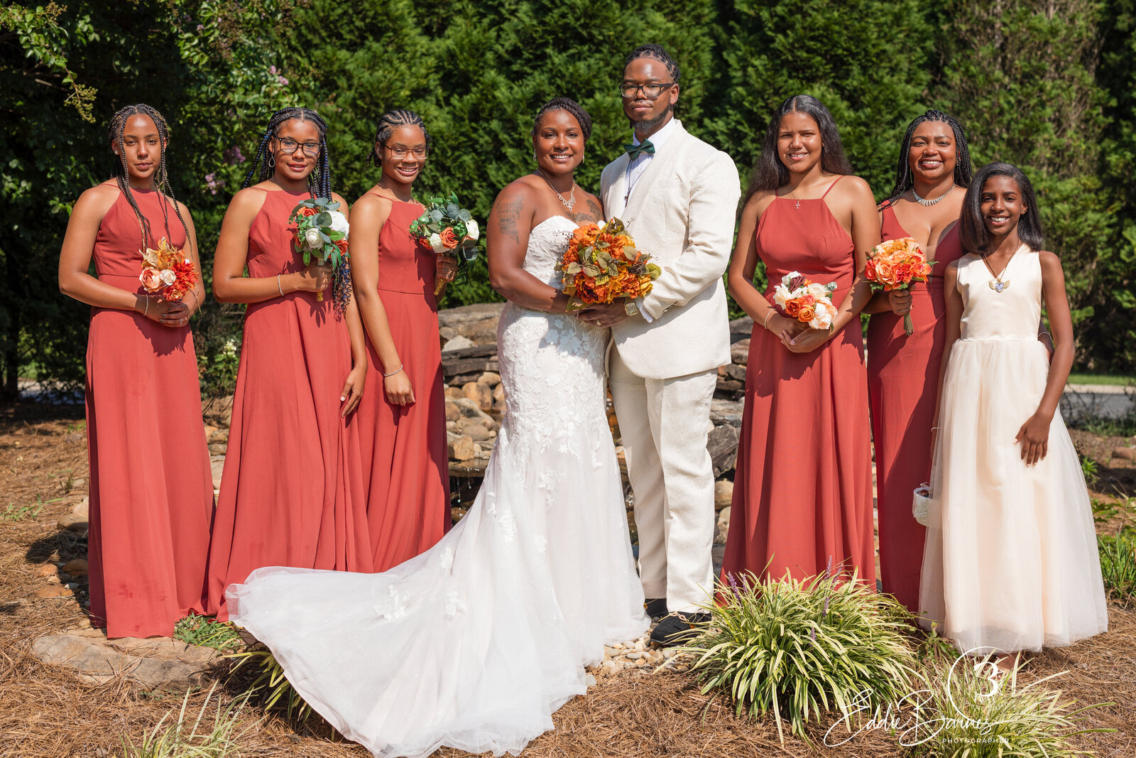 wedding image outdoors