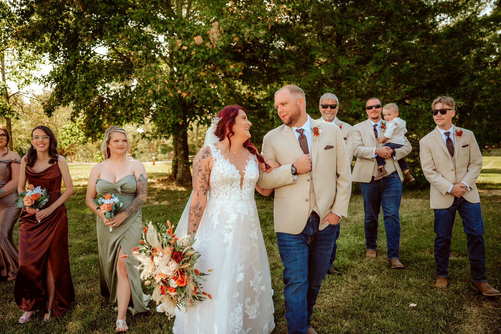 Golden Clover Photography - Dalton and Kelsey Wedding - Bridal Party Portraits-11 copy