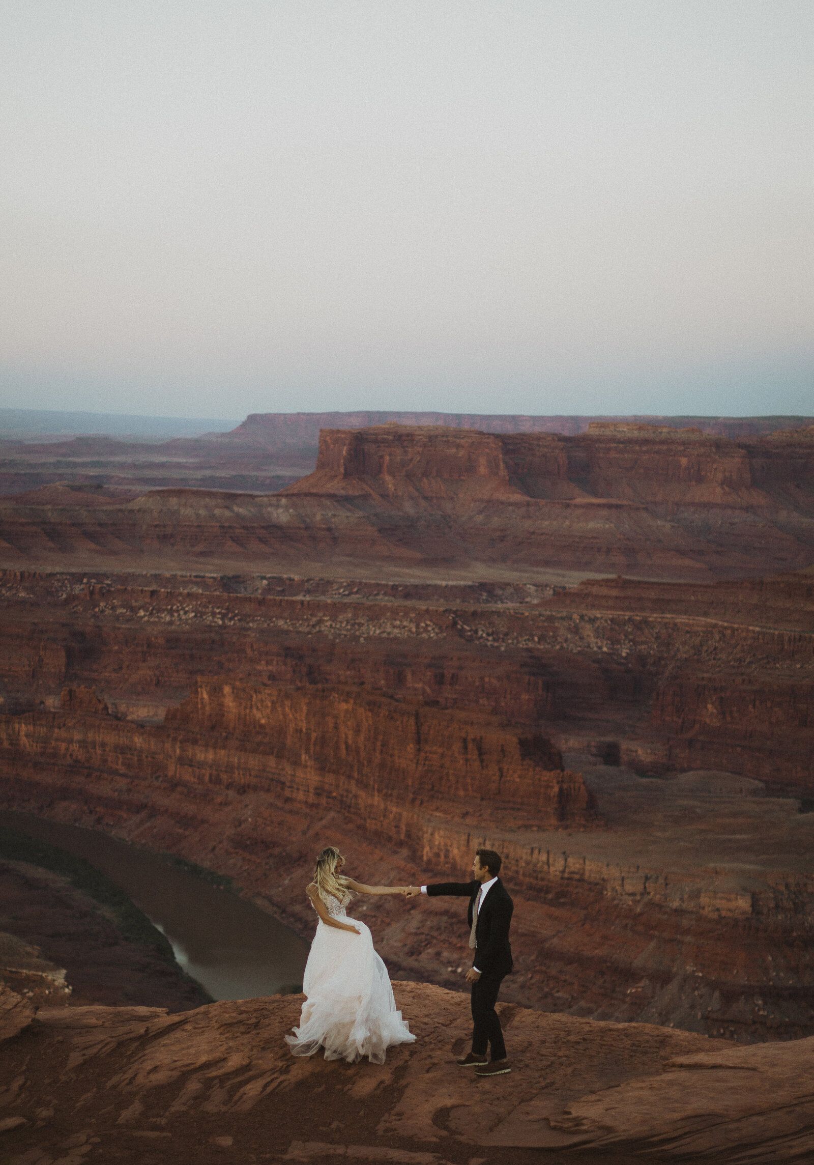 Dead Horse State Park Elopement Boho Desert