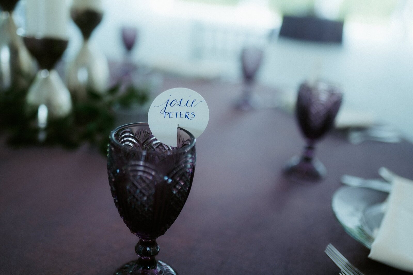 Plum Styled Shoot 0524 Joe Gibbs Place Card 2