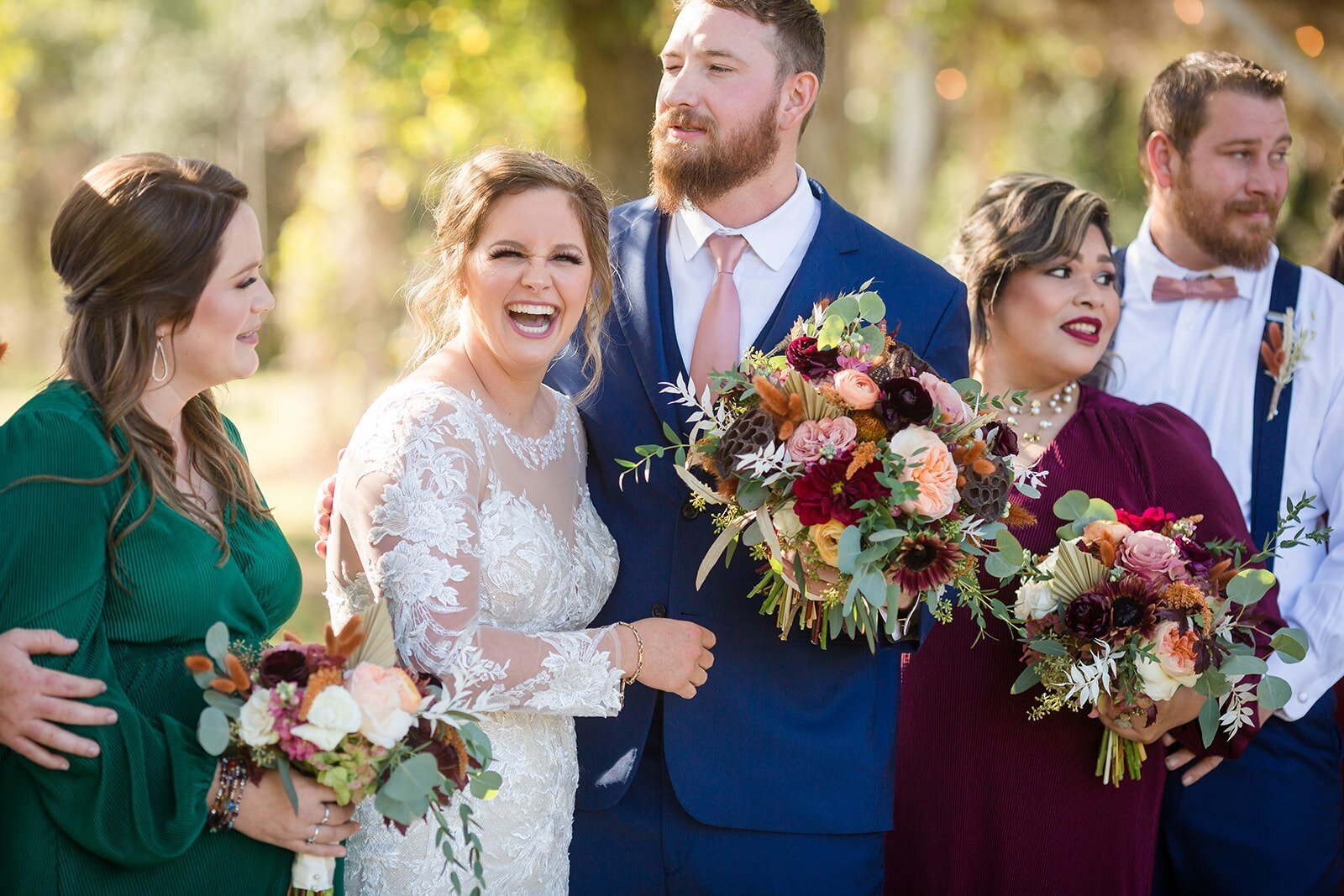 hill-country-wedding-bridal-party-laughing