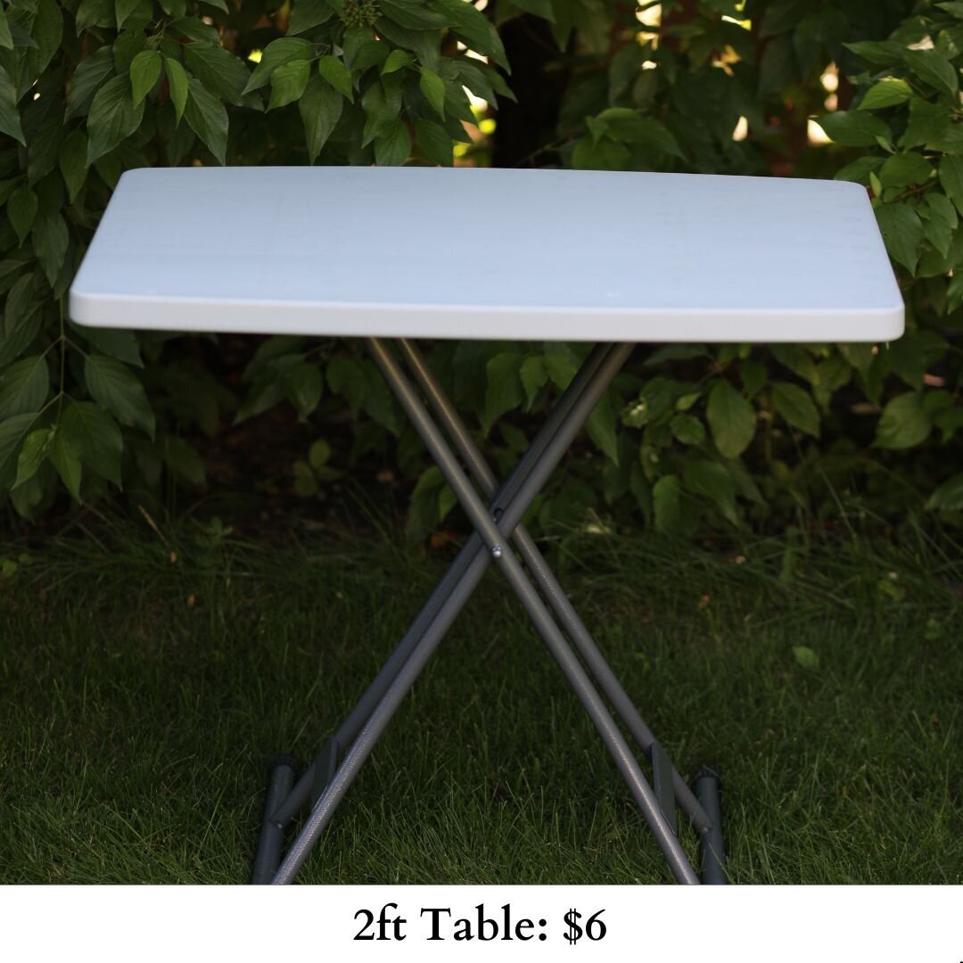 2ft Folding Table-646