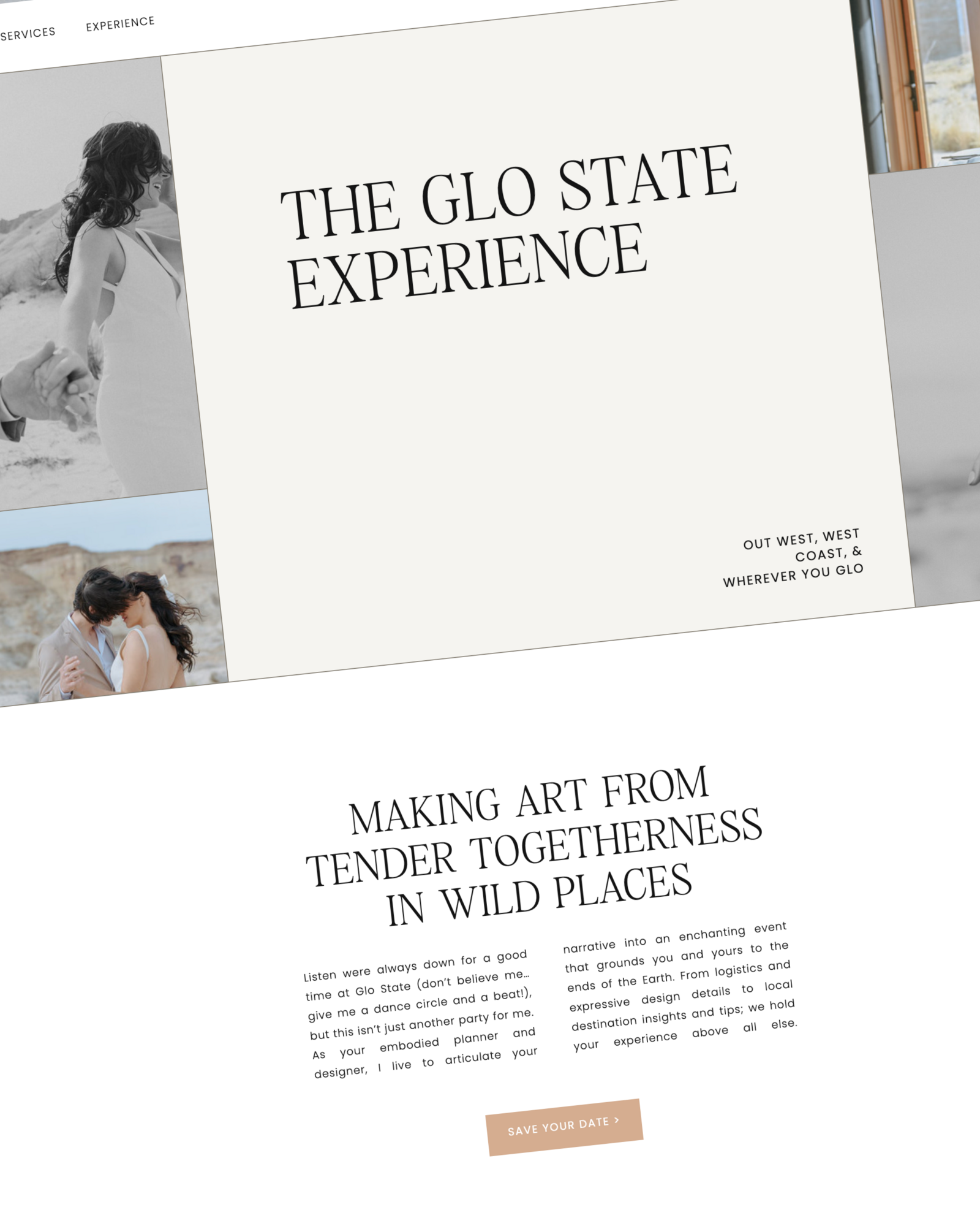 Glo State Experience Page