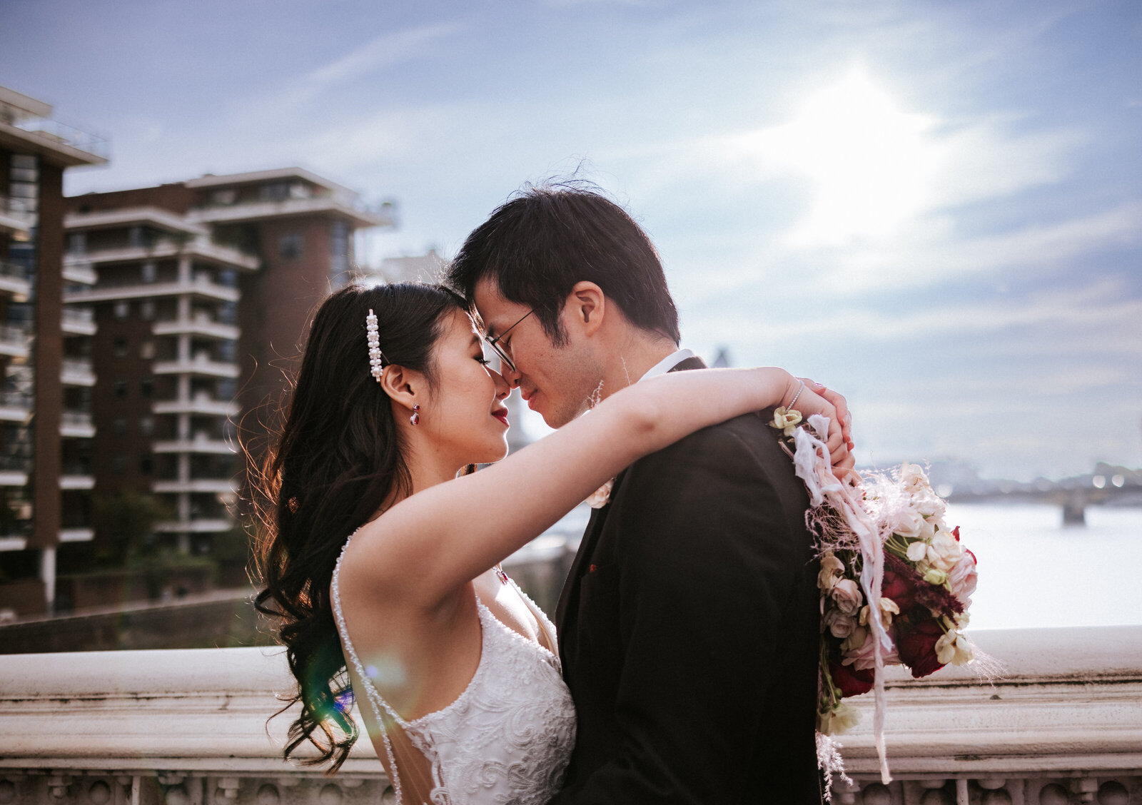 albert bridge wedding