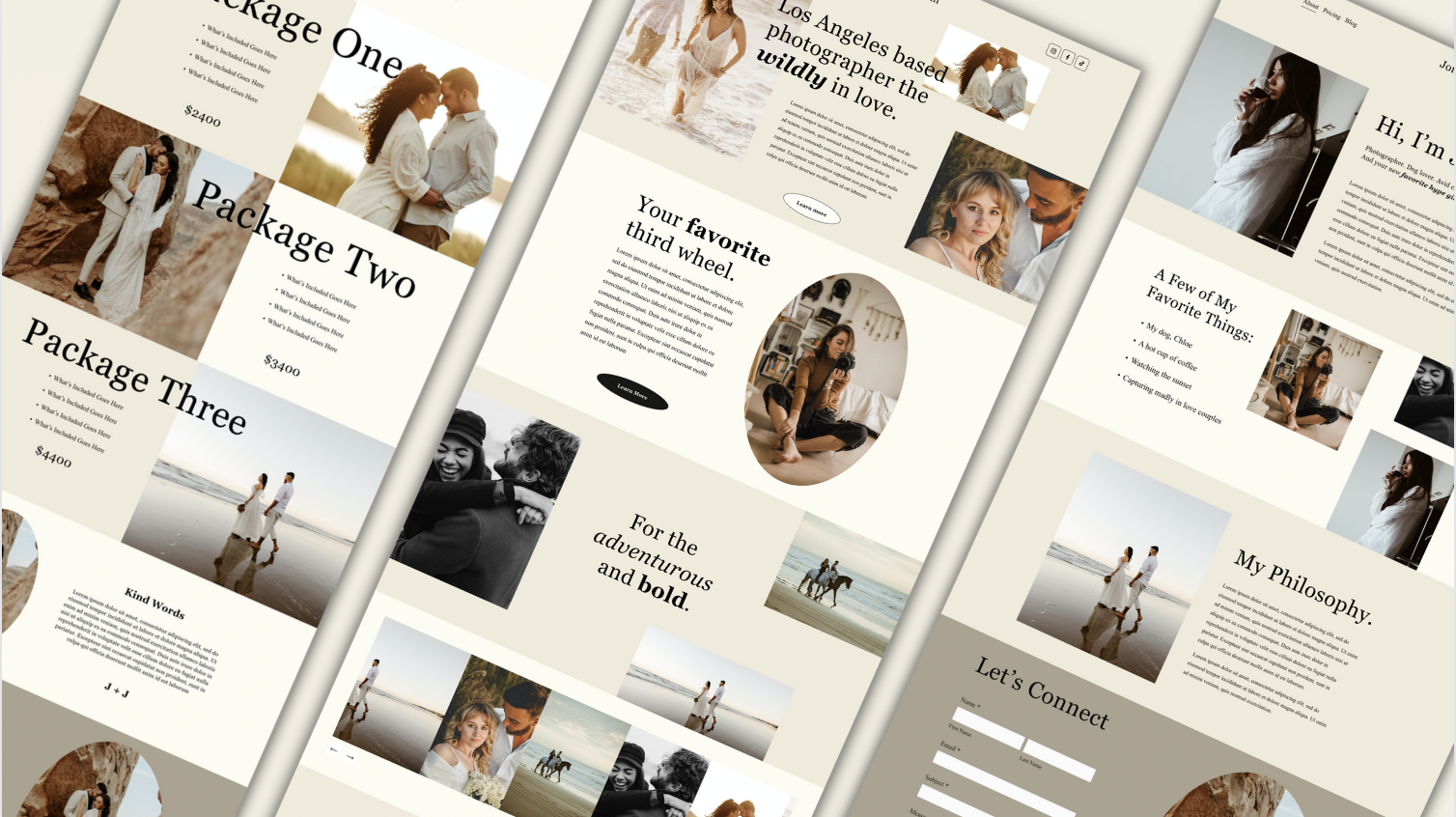 TURN-KEY TEMPLATES FOR SQUARESPACE
