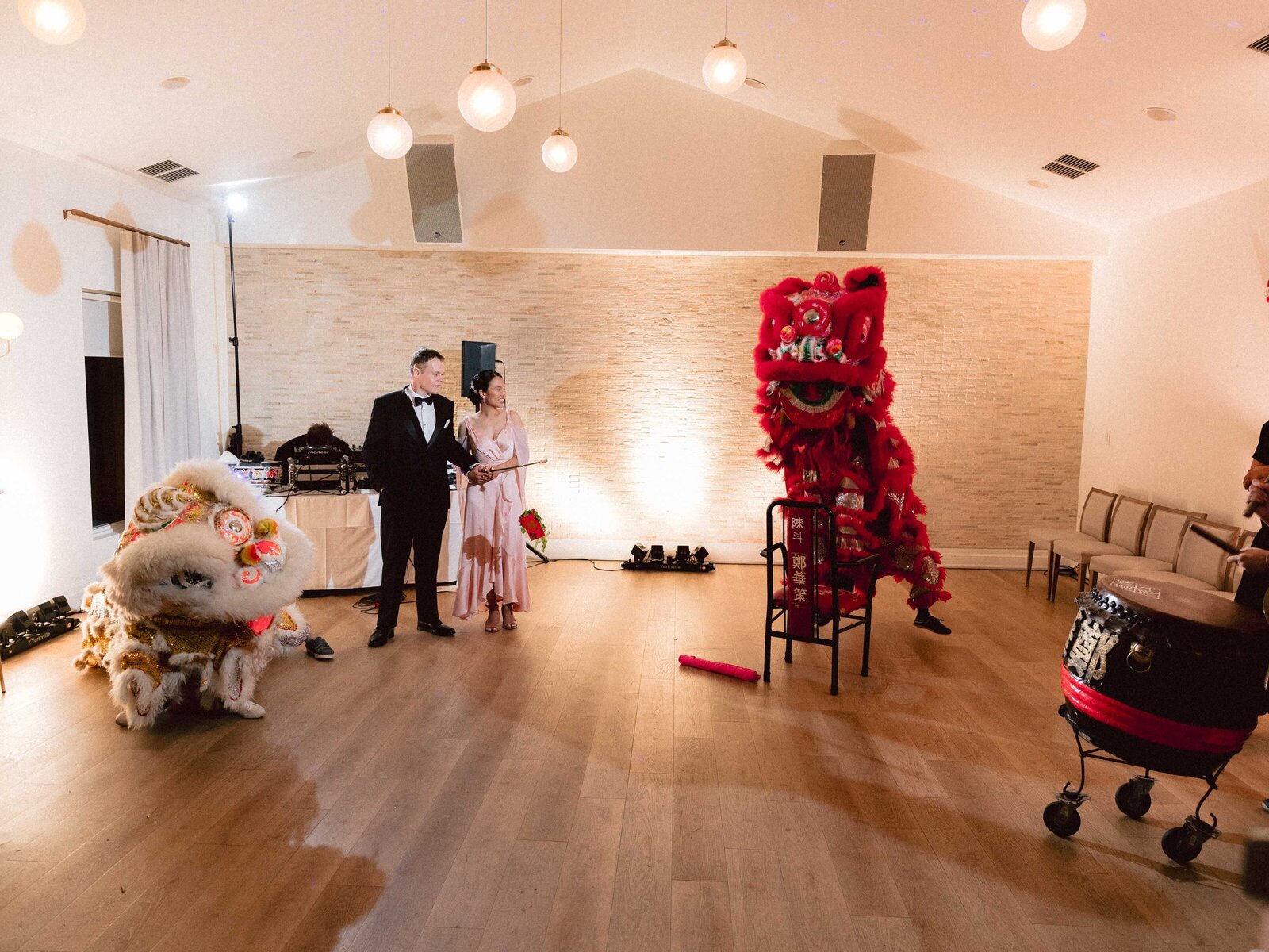 Lion Dance at Wedding