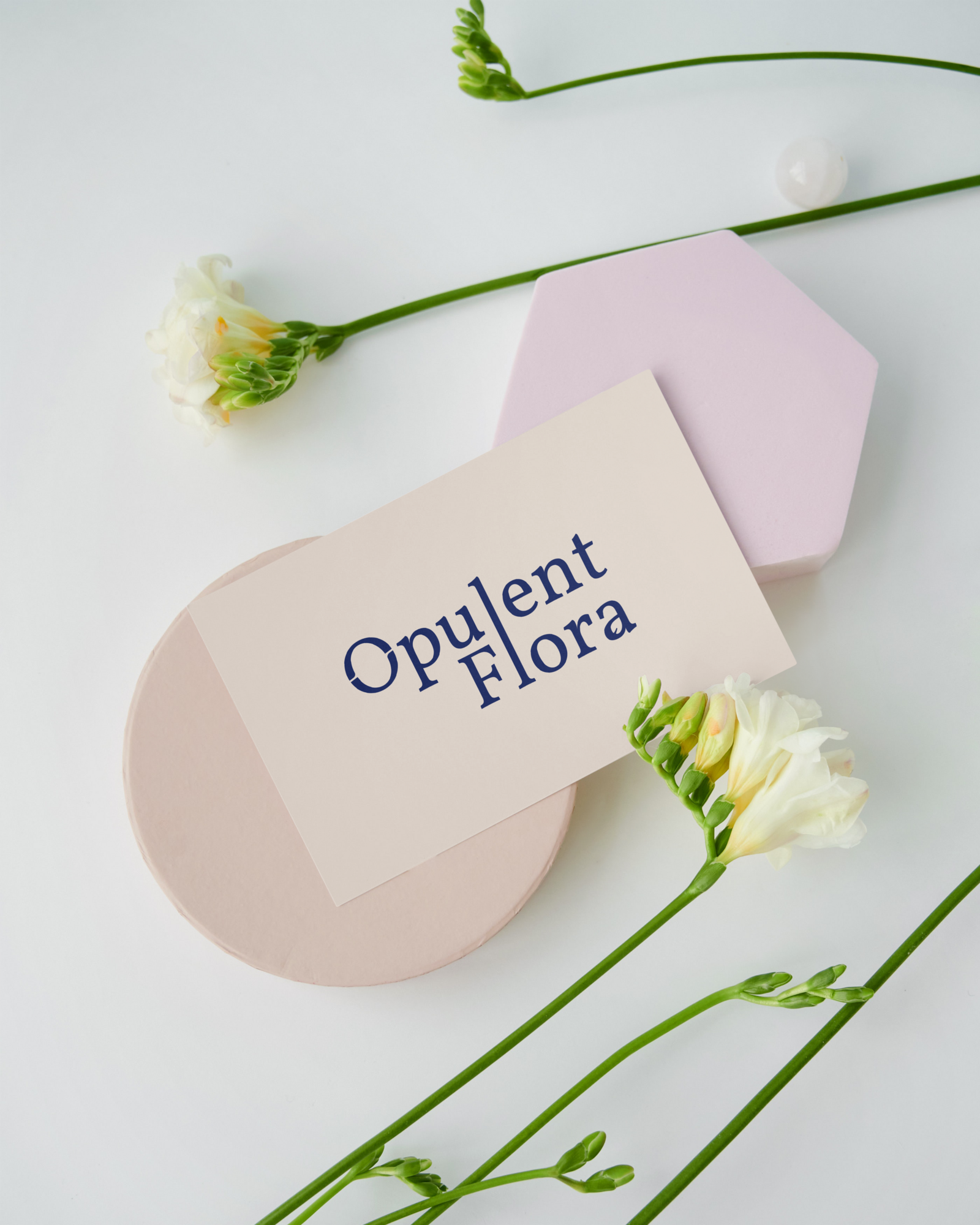 Cards with Flowers Mockup v2