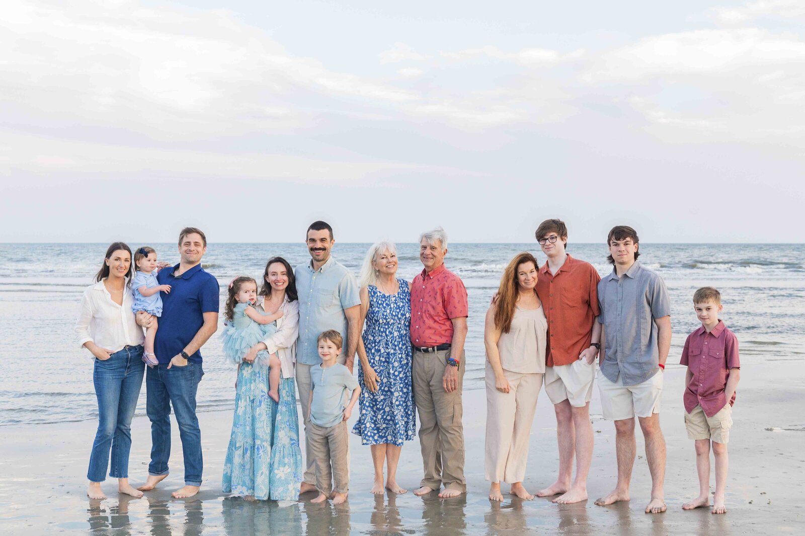 family on hilton head island beach