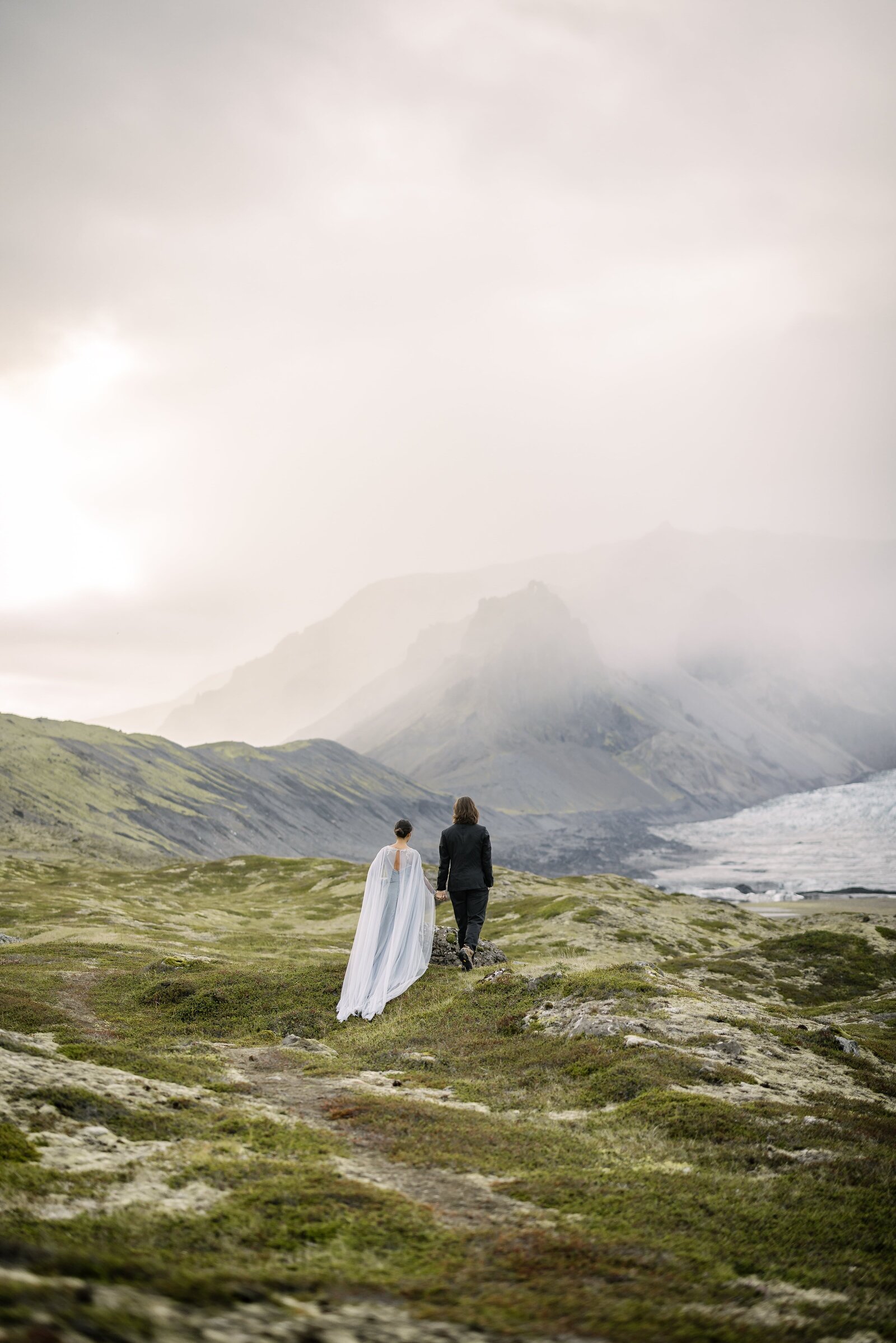 Iceland mountain elopement