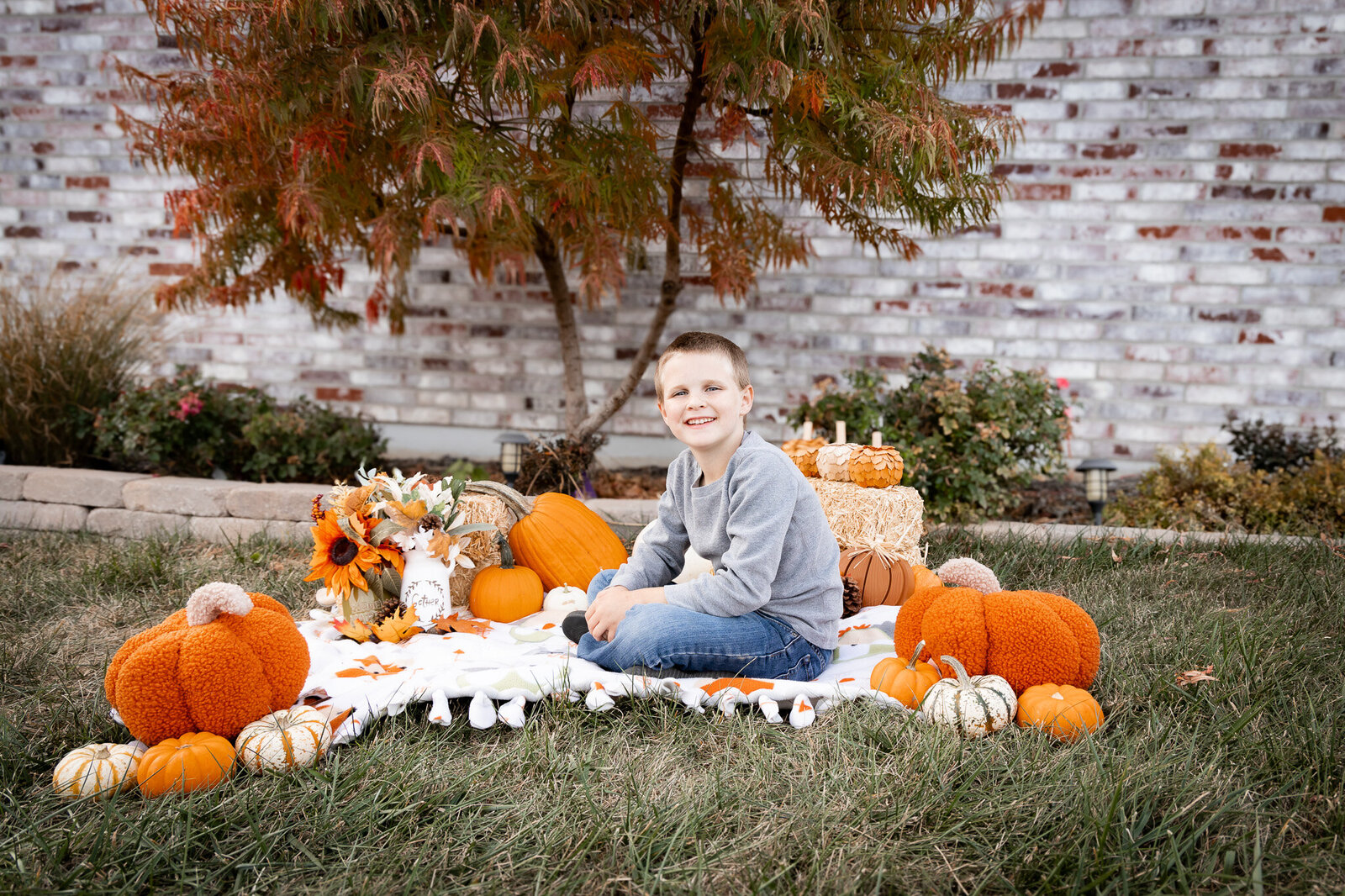 fall portrait in kansas city