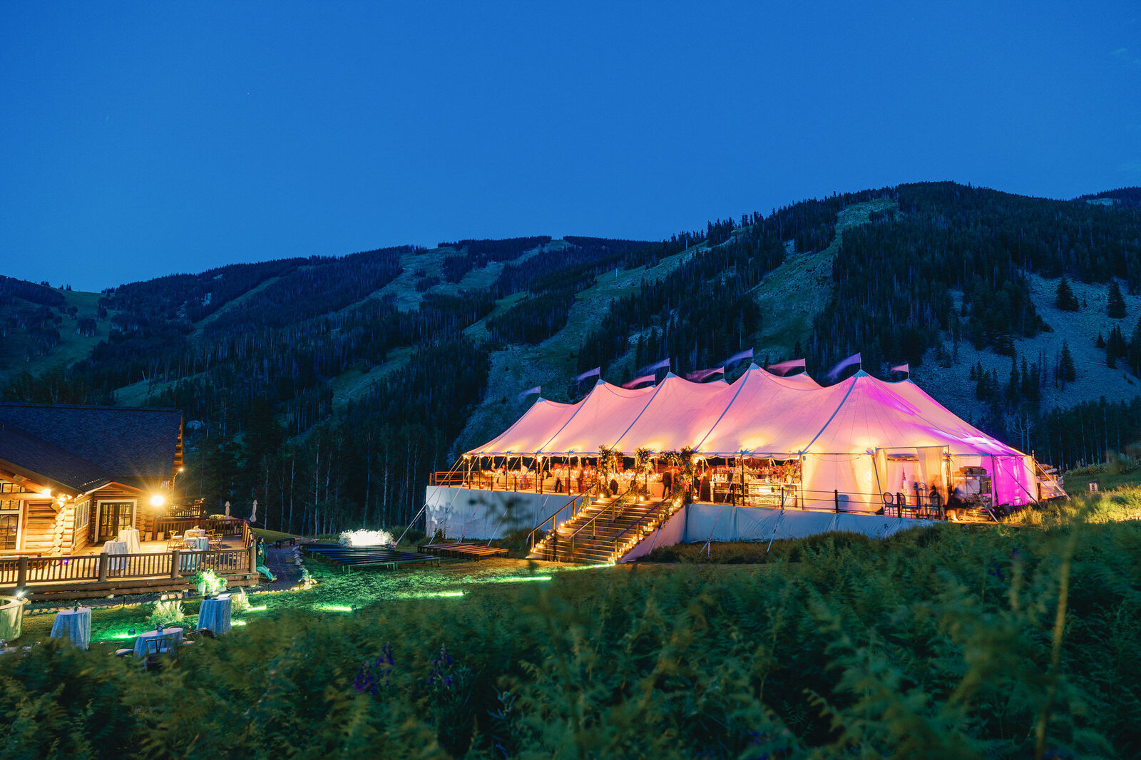 0 Hor TH4 -  Tented Wedding Reception Beaver Creek Colorado Wedding by GoBella 21