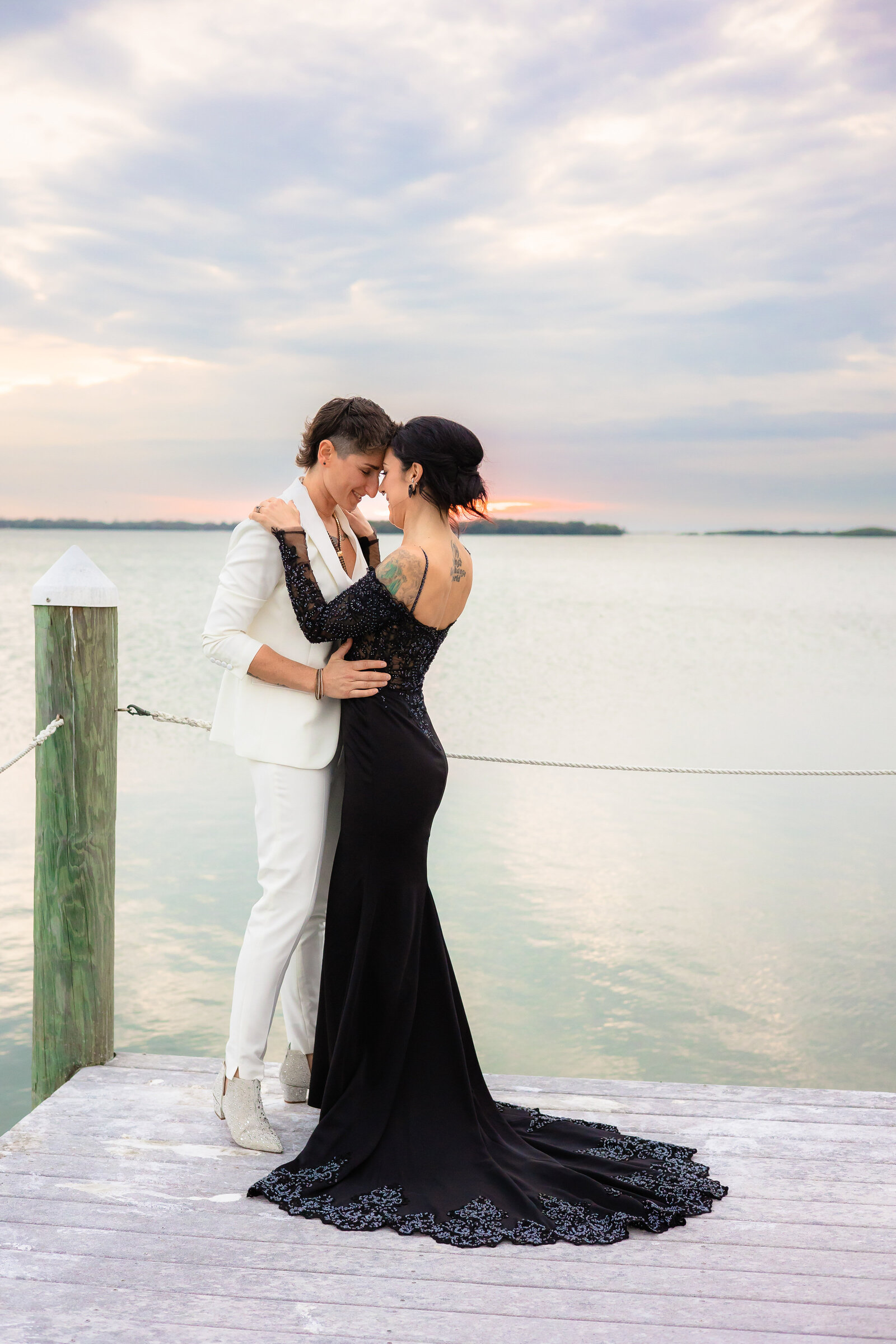 Annie + Tiff 1.21.23 Tampa Bay Watch Wedding - alt Photography - -344