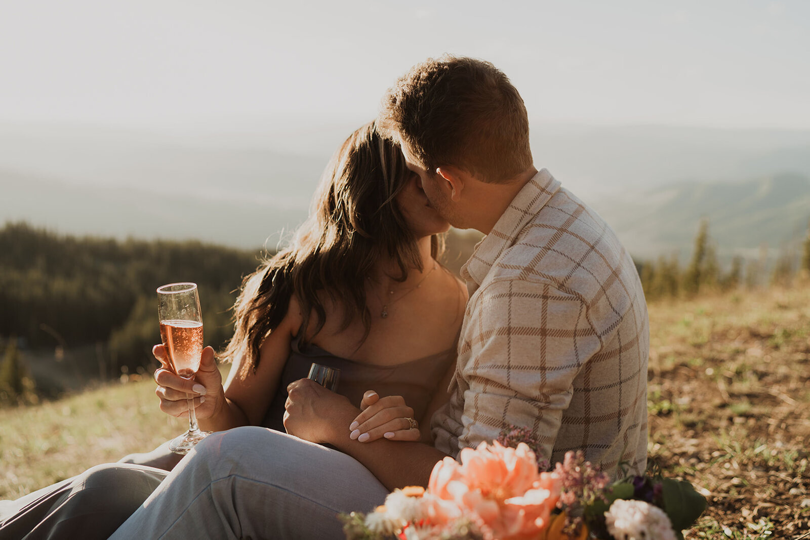 The Little Nell wedding proposal photos mountain in Aspen, Colorado