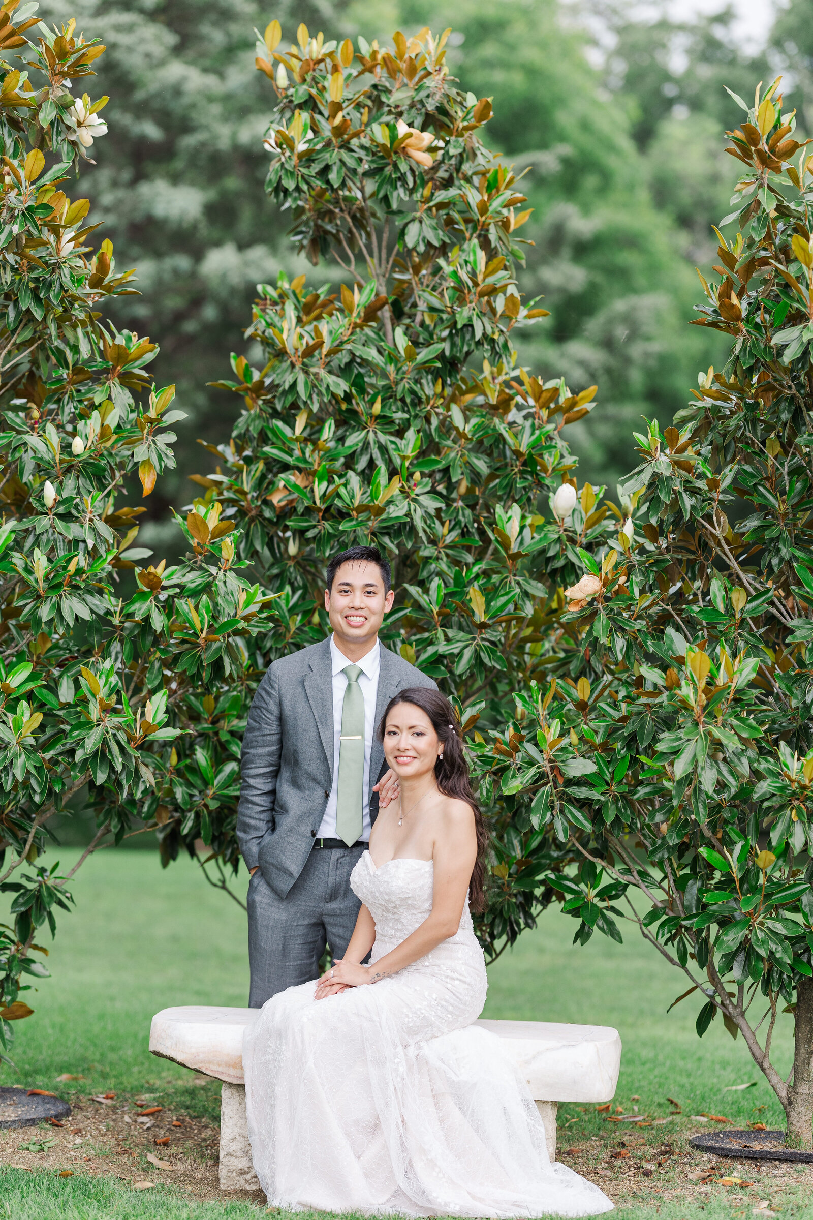 Solo bride and groom photography before wedding reception