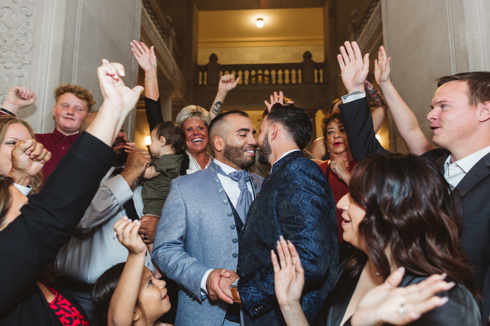 LGBTQ+ wedding at San Francisco City Hall