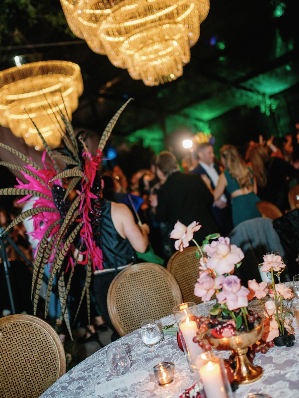79_Kate Campbell Floral Whitehall Manor tented Winter wedding by Anna and Mateo photo Entertainment