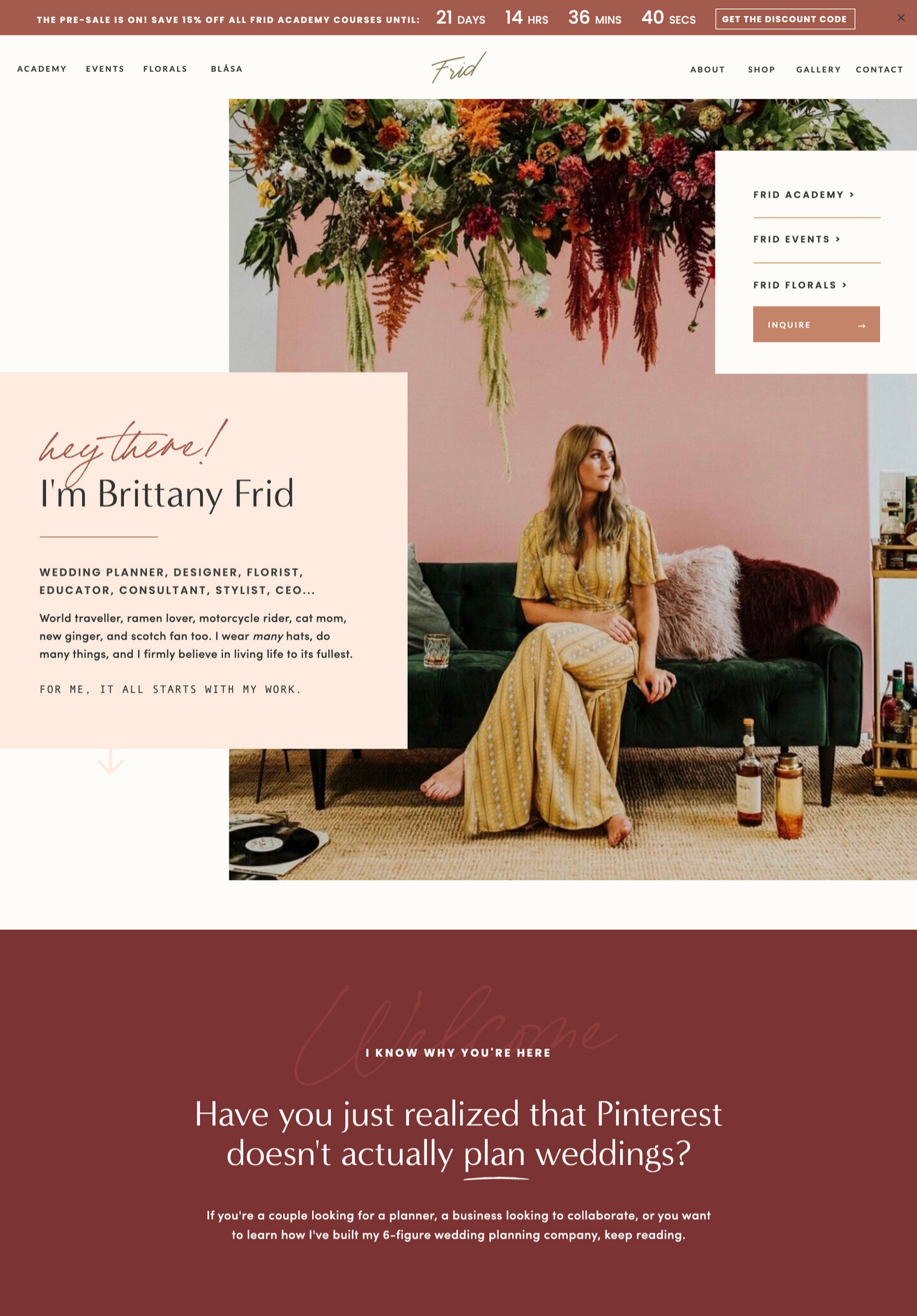 Brittany Frid Margarita Wedding Pro + Educator